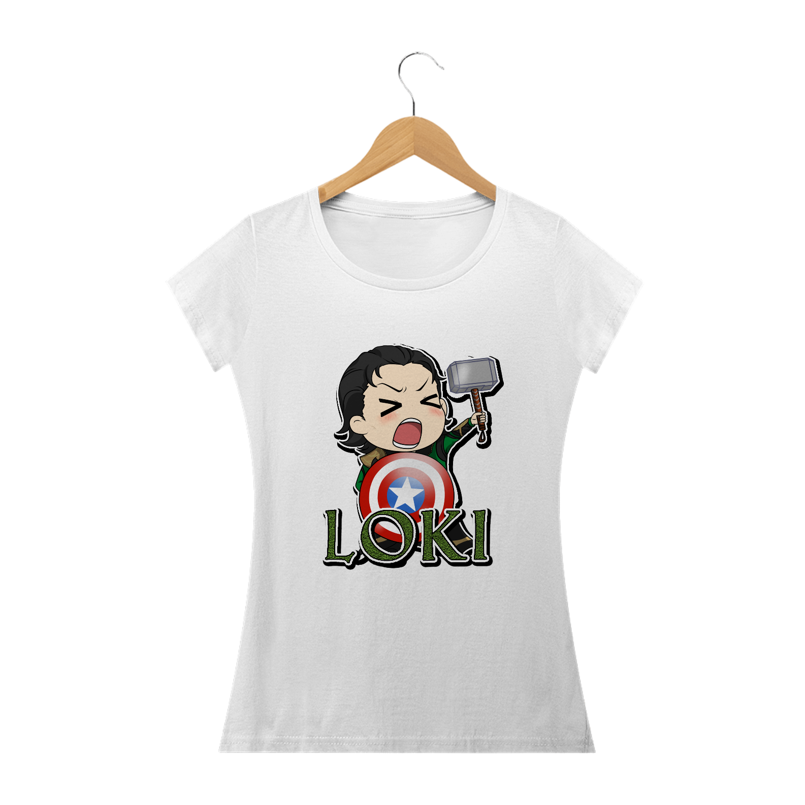 Nome do produto: Camiseta Feminina - Loki