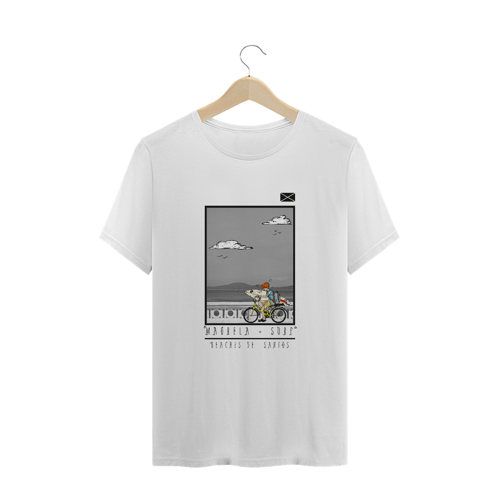 Nome do produto: Camiseta - Rabiscos Magrela+Surf