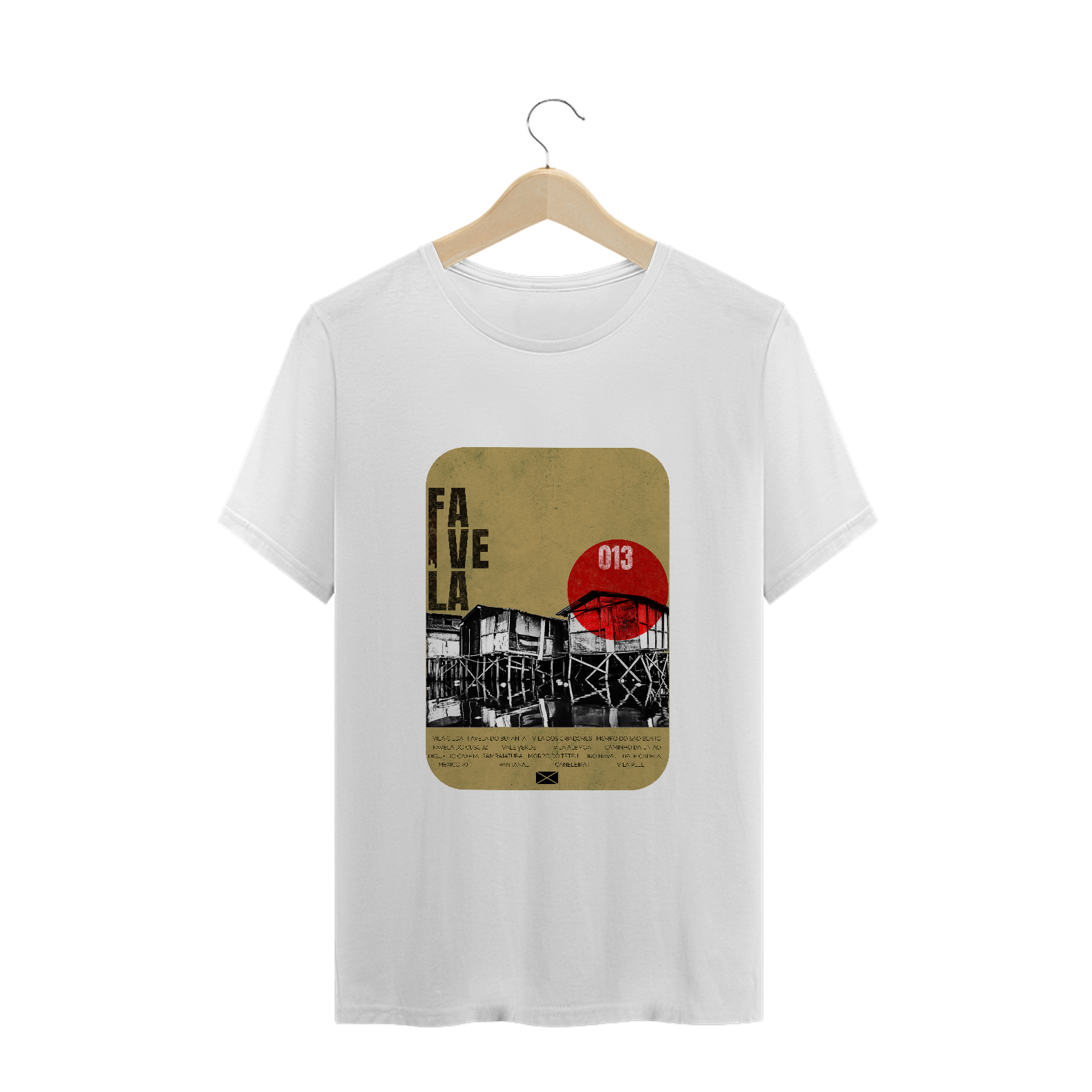 Nome do produto: Camiseta - Favela 013