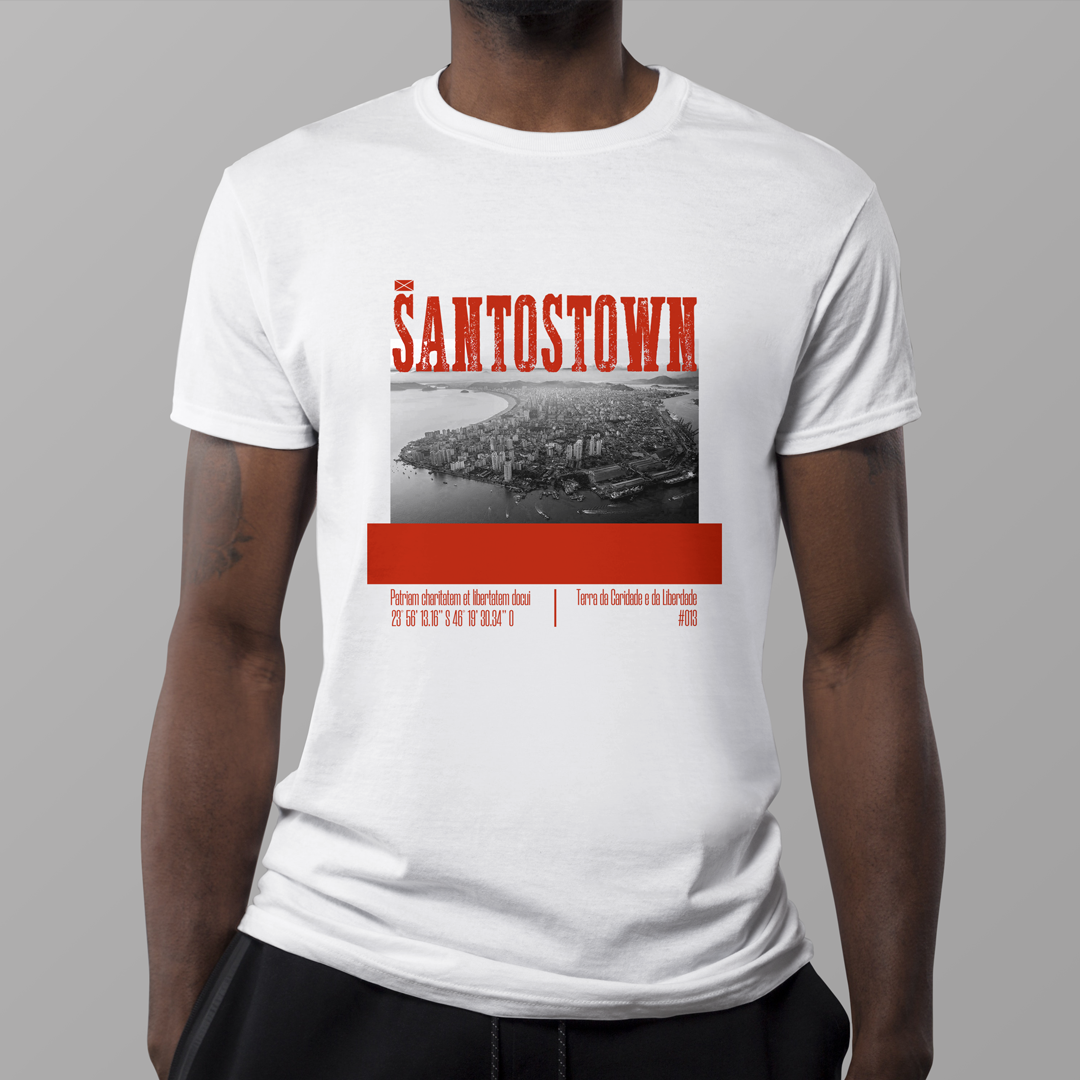 Nome do produto: Camiseta - SantosTown