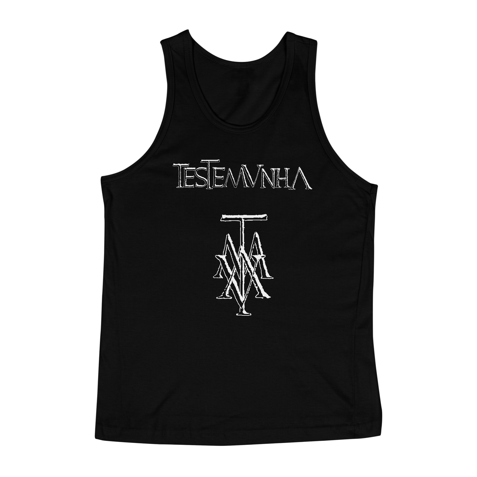 Nome do produto: Regata Testemunha Básica escura