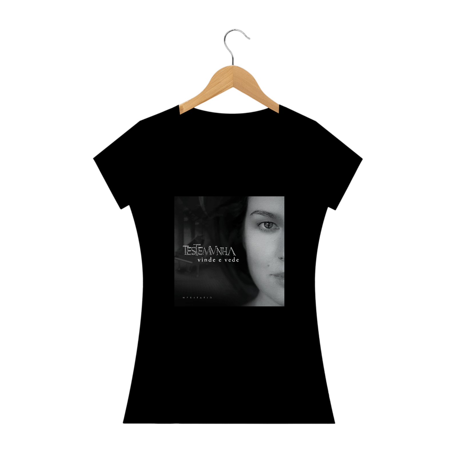 Nome do produto: Baby Look Vinde e Vede - Meditatio