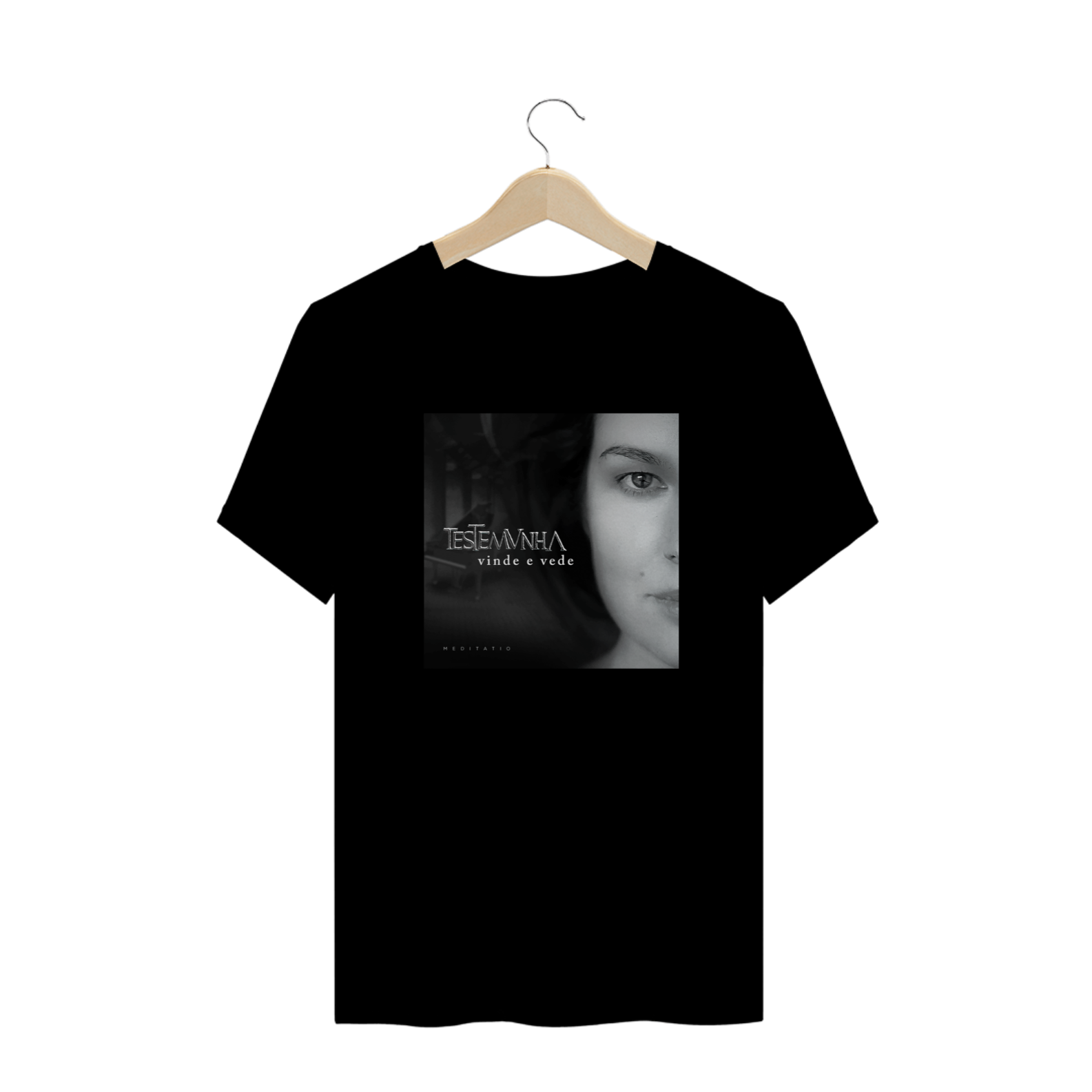 Nome do produto: Camiseta Plus Size Vinde e Vede - Meditatio