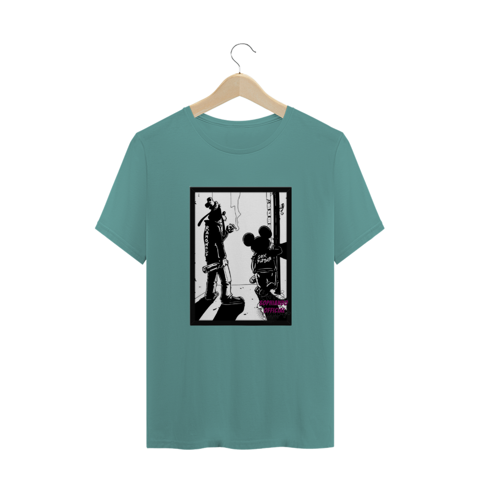 Nome do produto: Disney Dark! Camisa Masculina Estonada