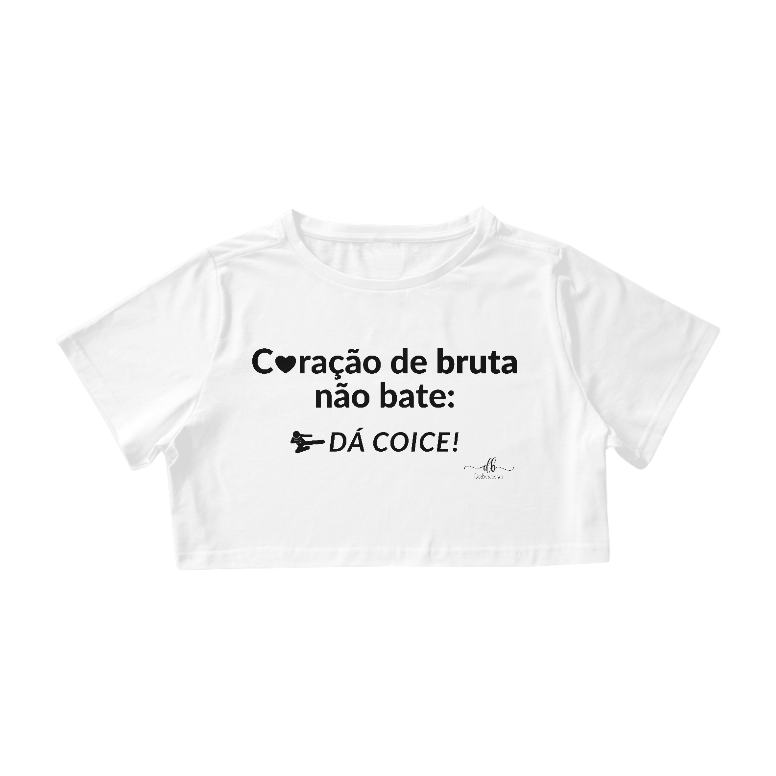 Nome do produto: Coração de bruta não bate. Dá coice. (Croped) LP
