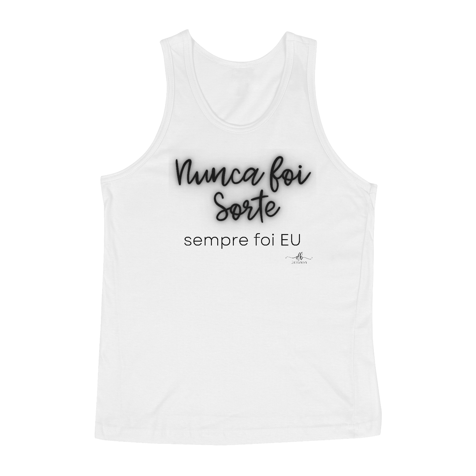 Nome do produto: Nunca foi sorte sempre foi eu. (Regata) LP