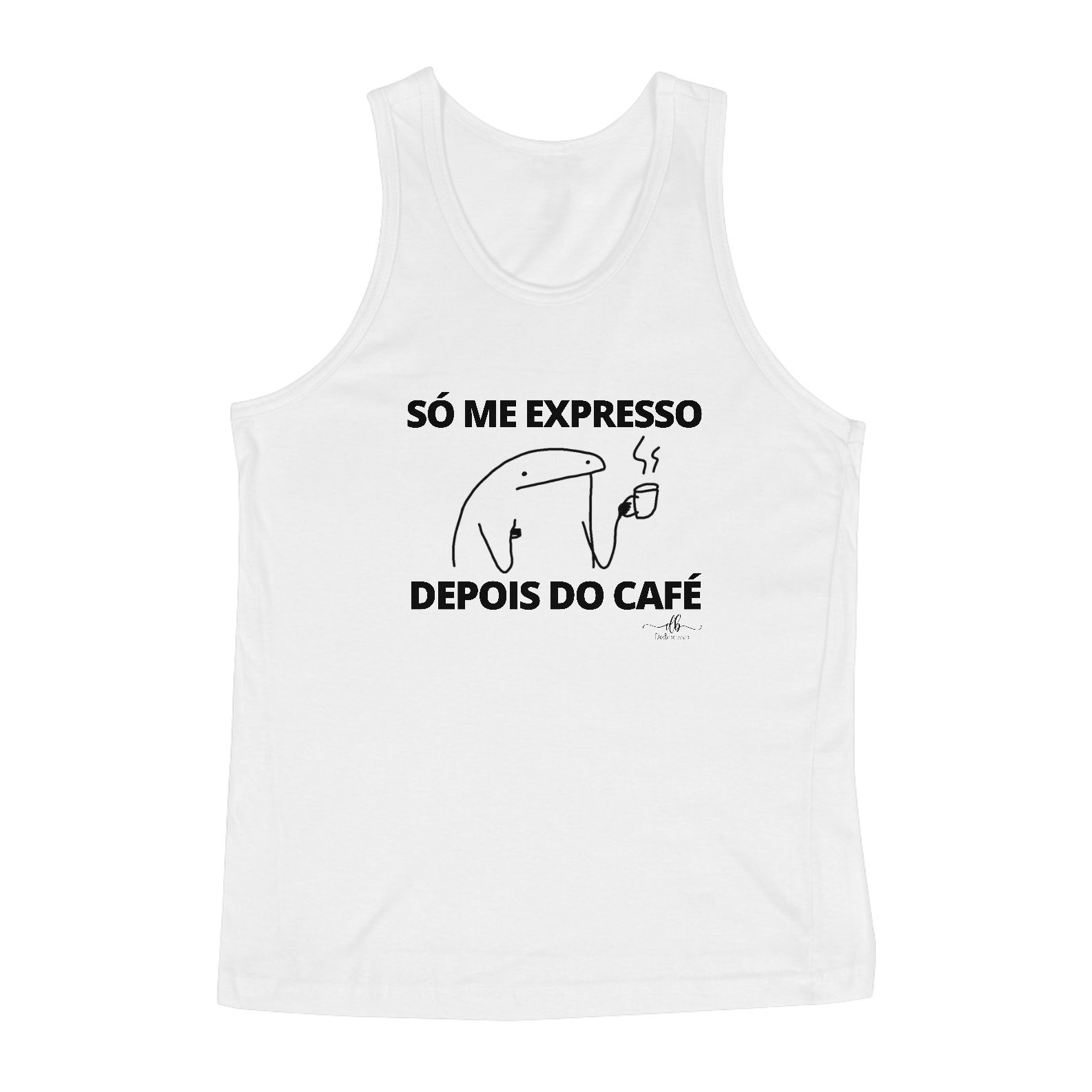 Nome do produto: Só me expresso depois do café (Regata) LP