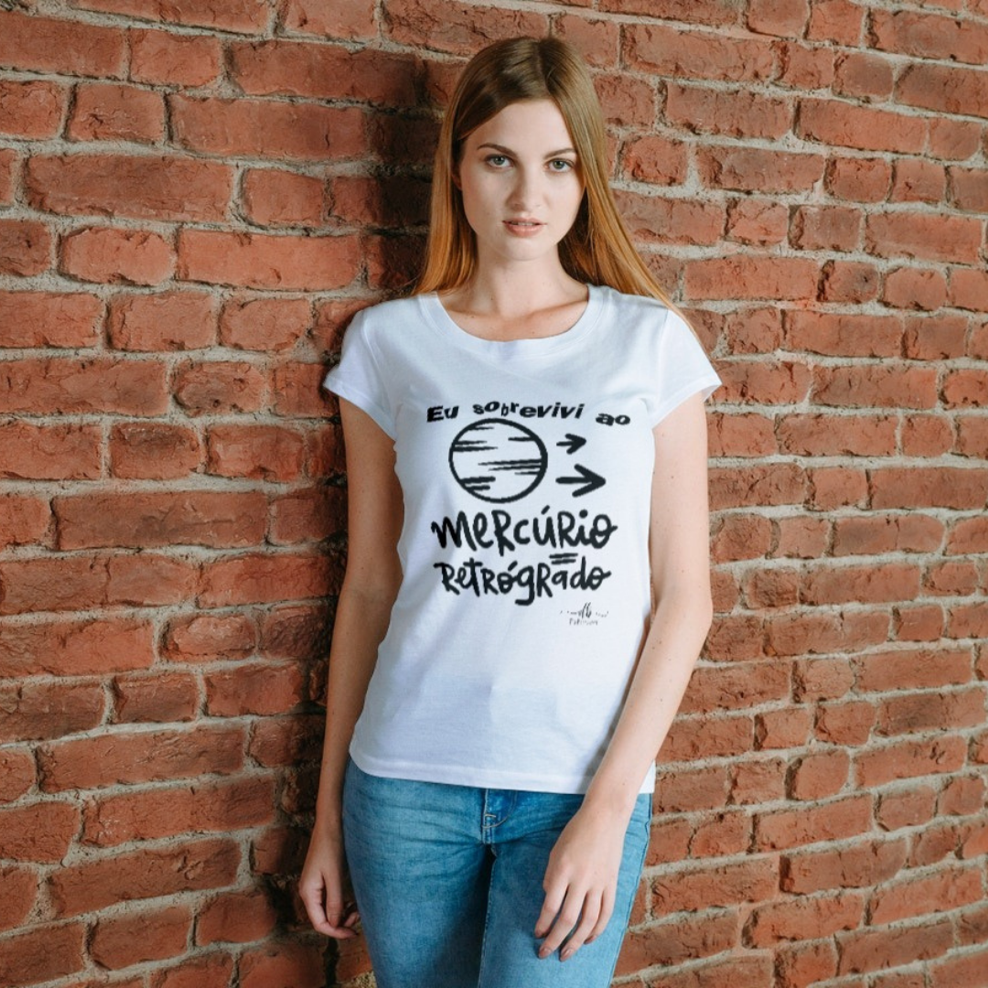 Nome do produto: Eu sobrevivi ao Mercúrio Retrogrado (Camiseta quality) LP