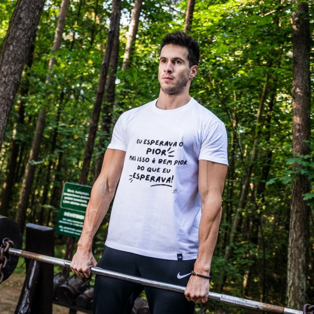 Nome do produto: Eu esperava o pior mas isso é bem pior do que eu esperava! (Camiseta quality) LP