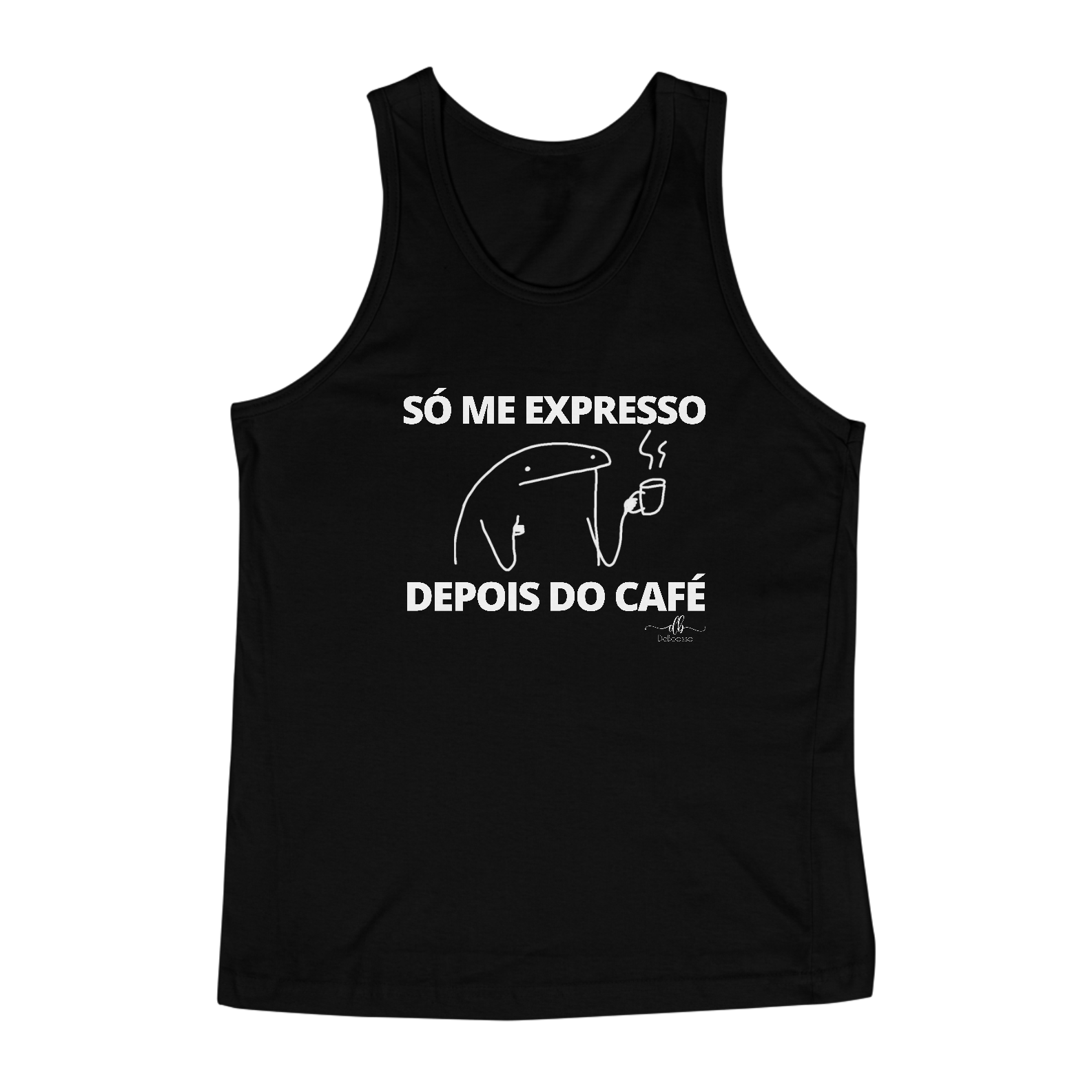 Nome do produto: Só me expresso depois do café (Regata) LB