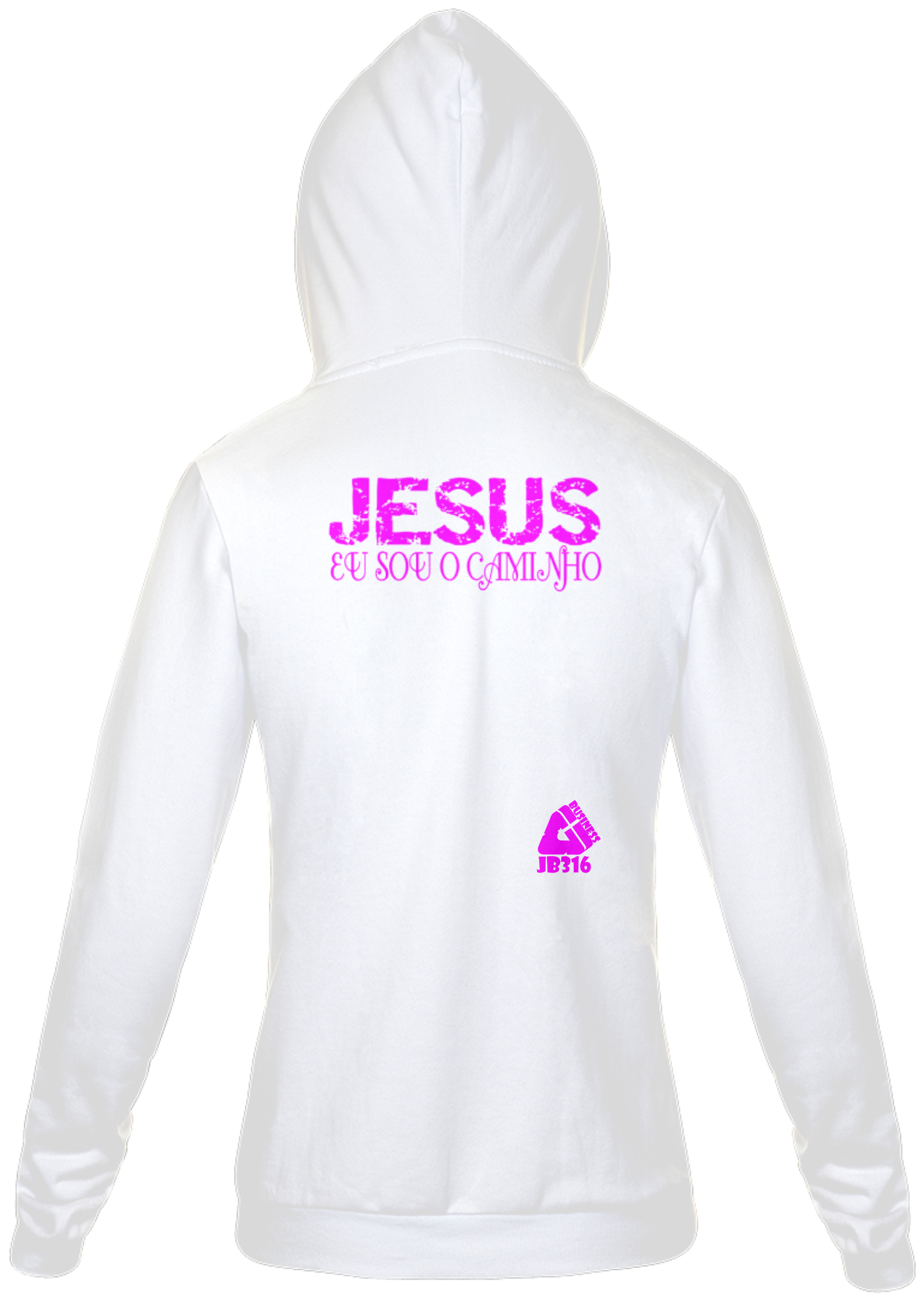 Nome do produto: Moletom Com Ziper Feminino  (Eu Sou)