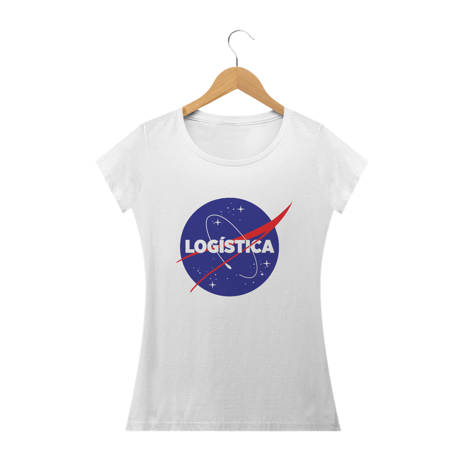 Nome do produto: T Shirty Baby Long Quality Log Oficial Nasa Fem