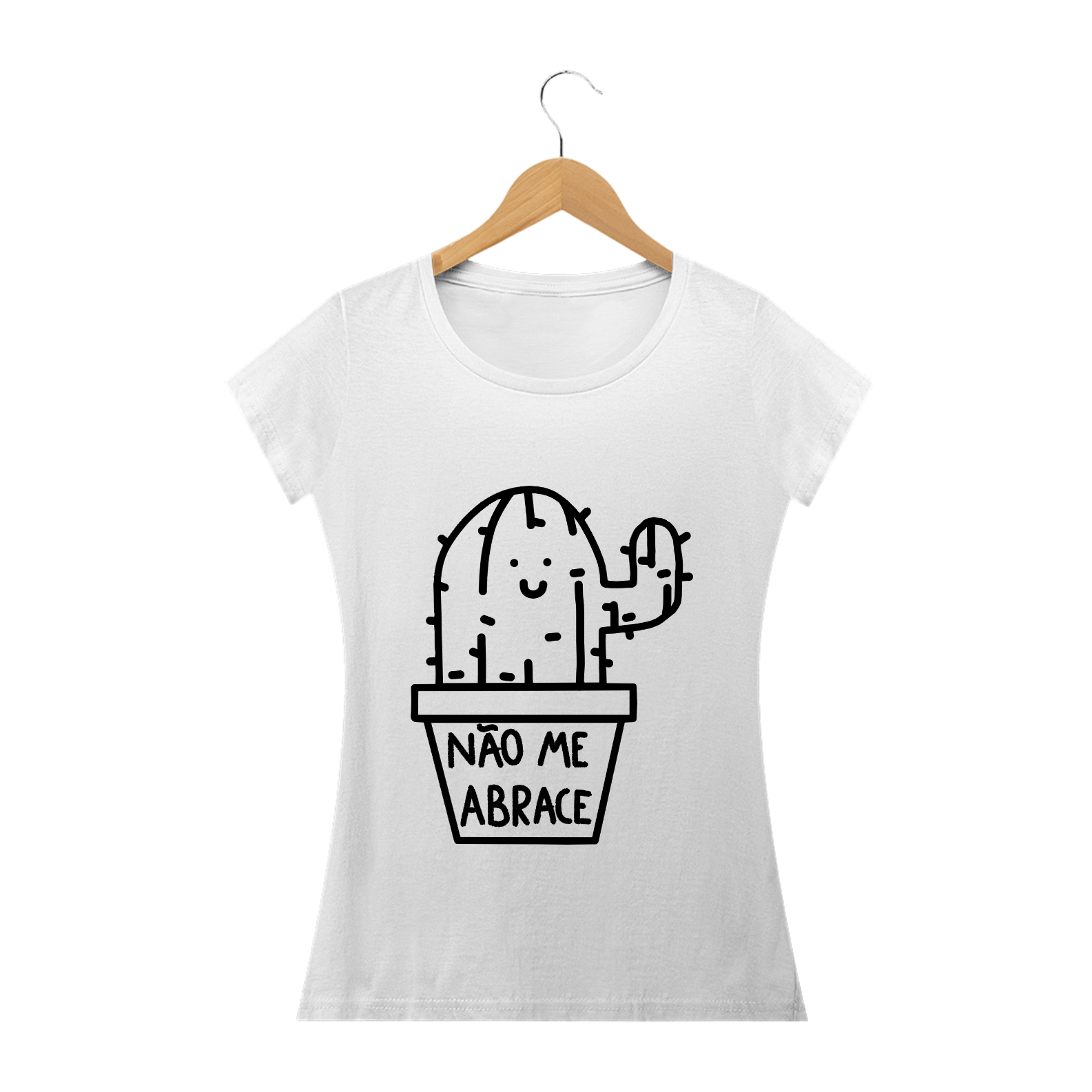 Nome do produto: Camiseta Cacto Antissocial Feminina