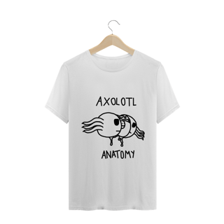 Camiseta Axolotl Anatomy Masculina