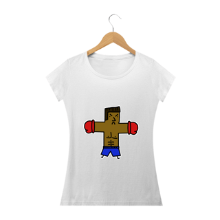 Camiseta Homem Briga Colorido Feminina