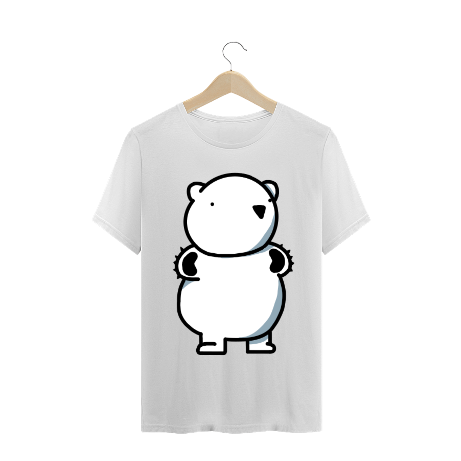 Nome do produto  Camiseta Deivid, o urso Masculina