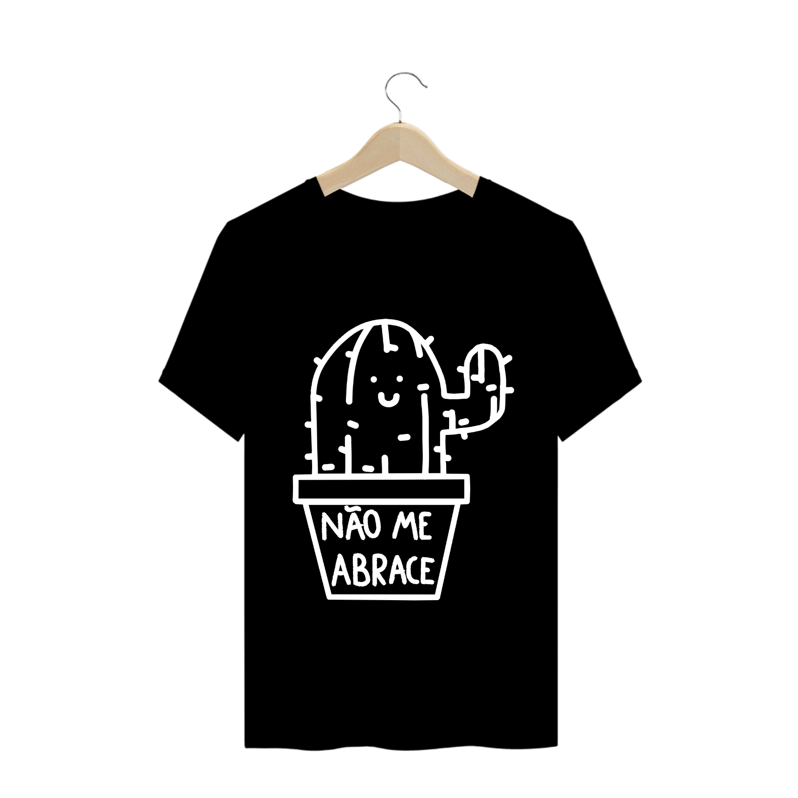 Nome do produto: Camiseta Cacto Antissocial (escuro) Masculina