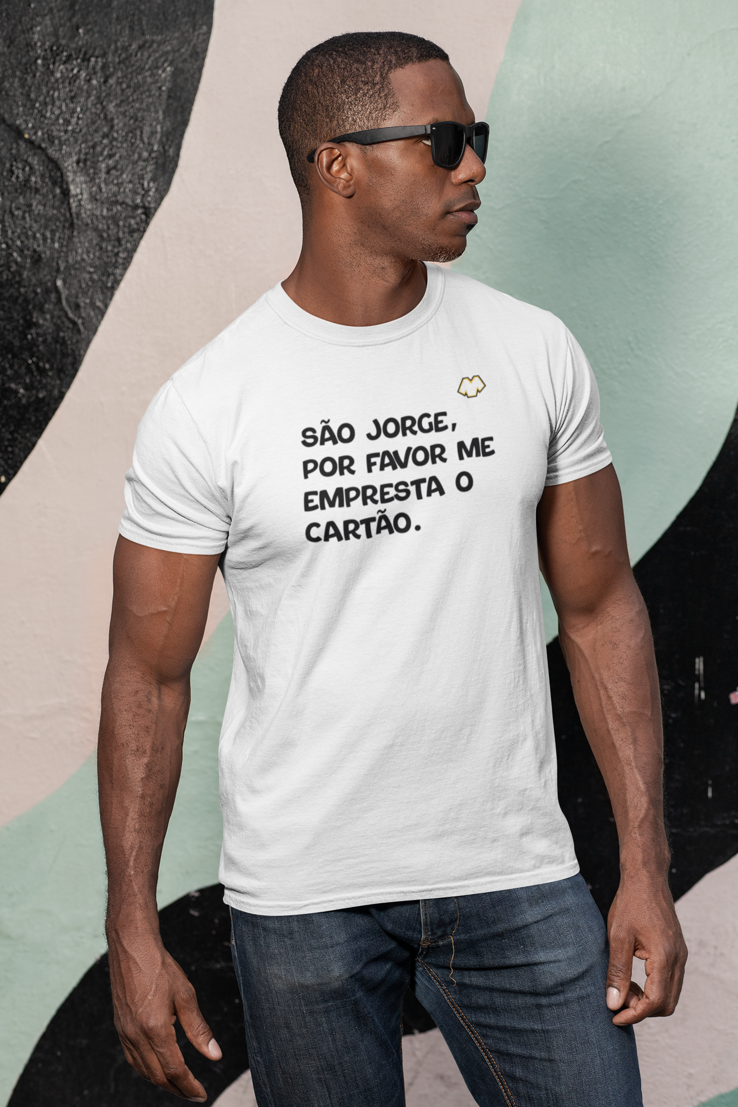 Nome do produto: T-SHIRT SÃO JORGE