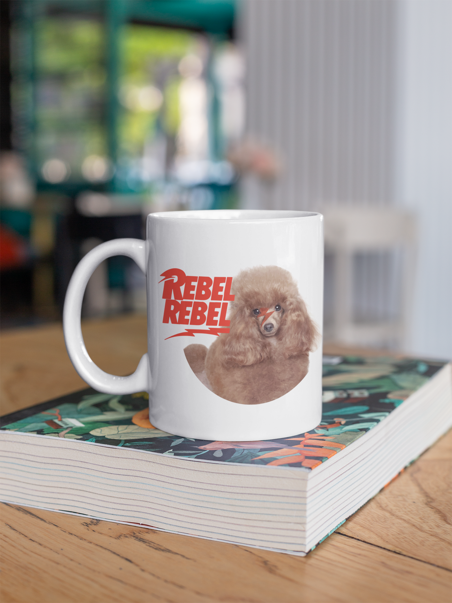 Nome do produto: Caneca - Rebel Rebel Poodle