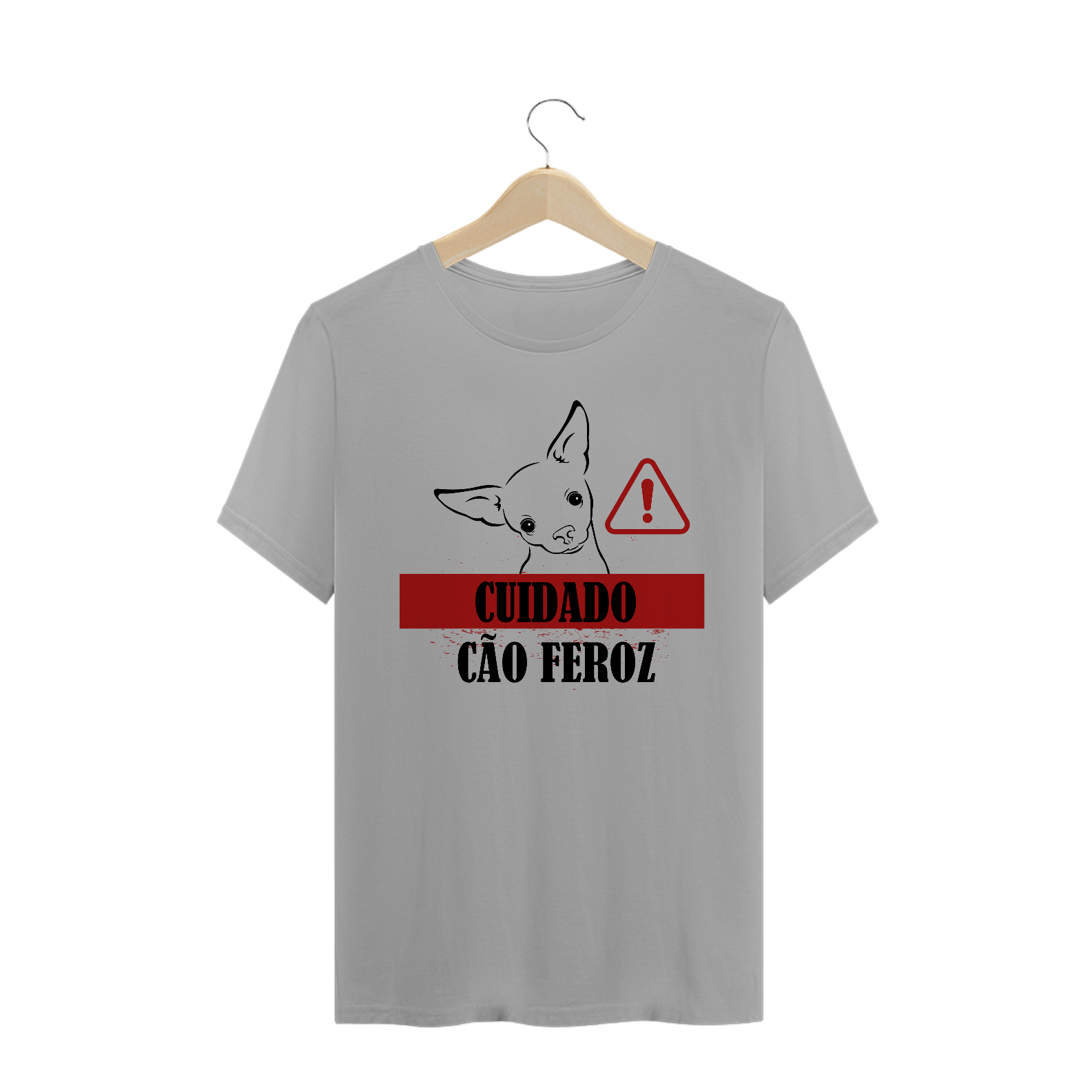 Nome do produto: Camiseta - Pinscher - Cuidado!