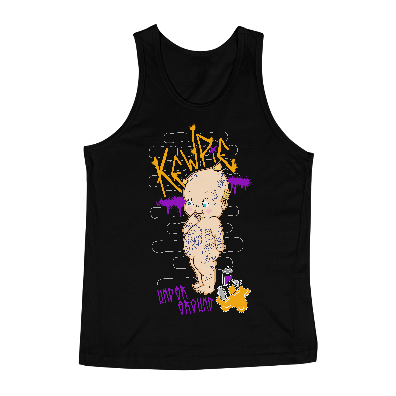 Nome do produto: Camiseta Regata Kewpie Underground