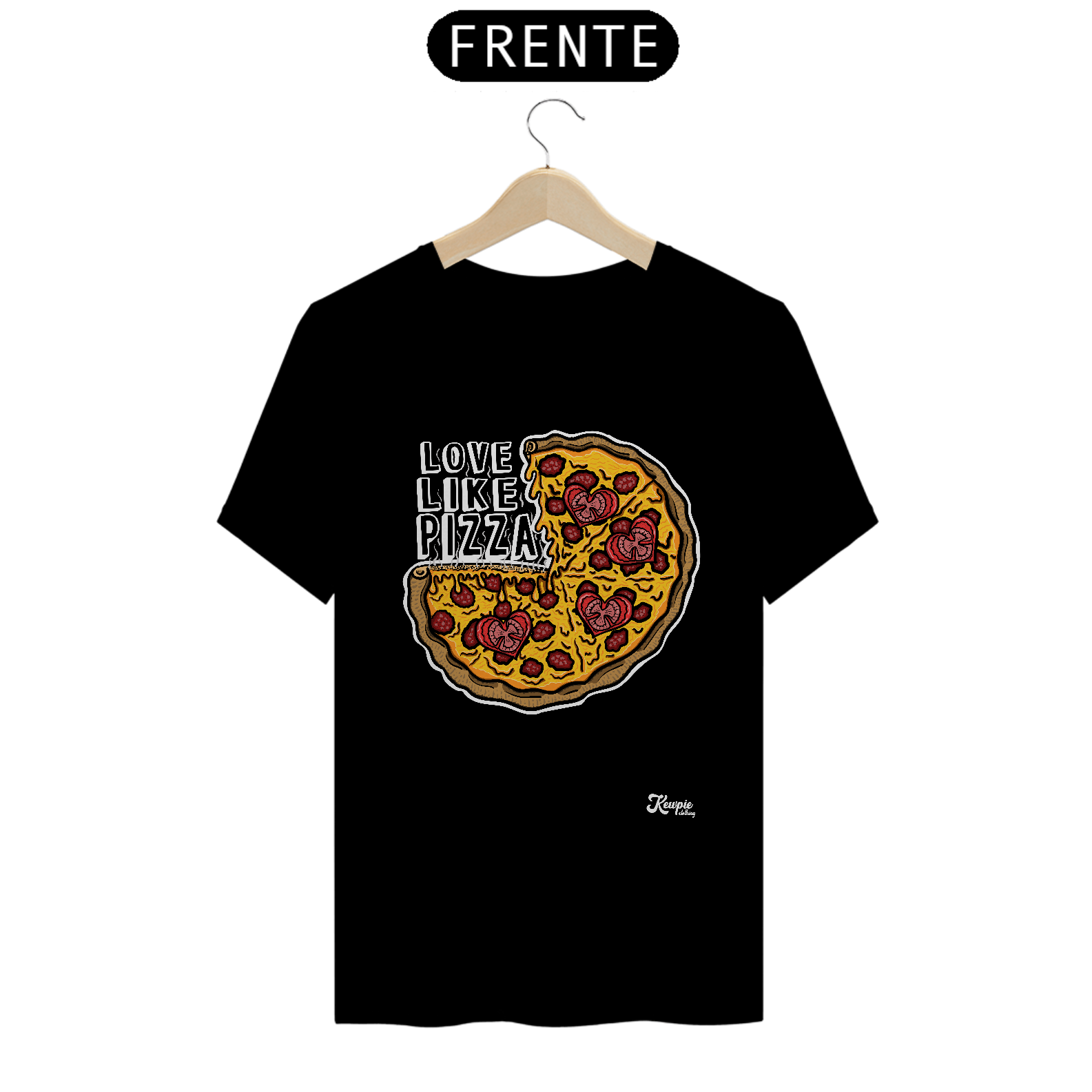 Nome do produto: Camiseta Love Like Pizza