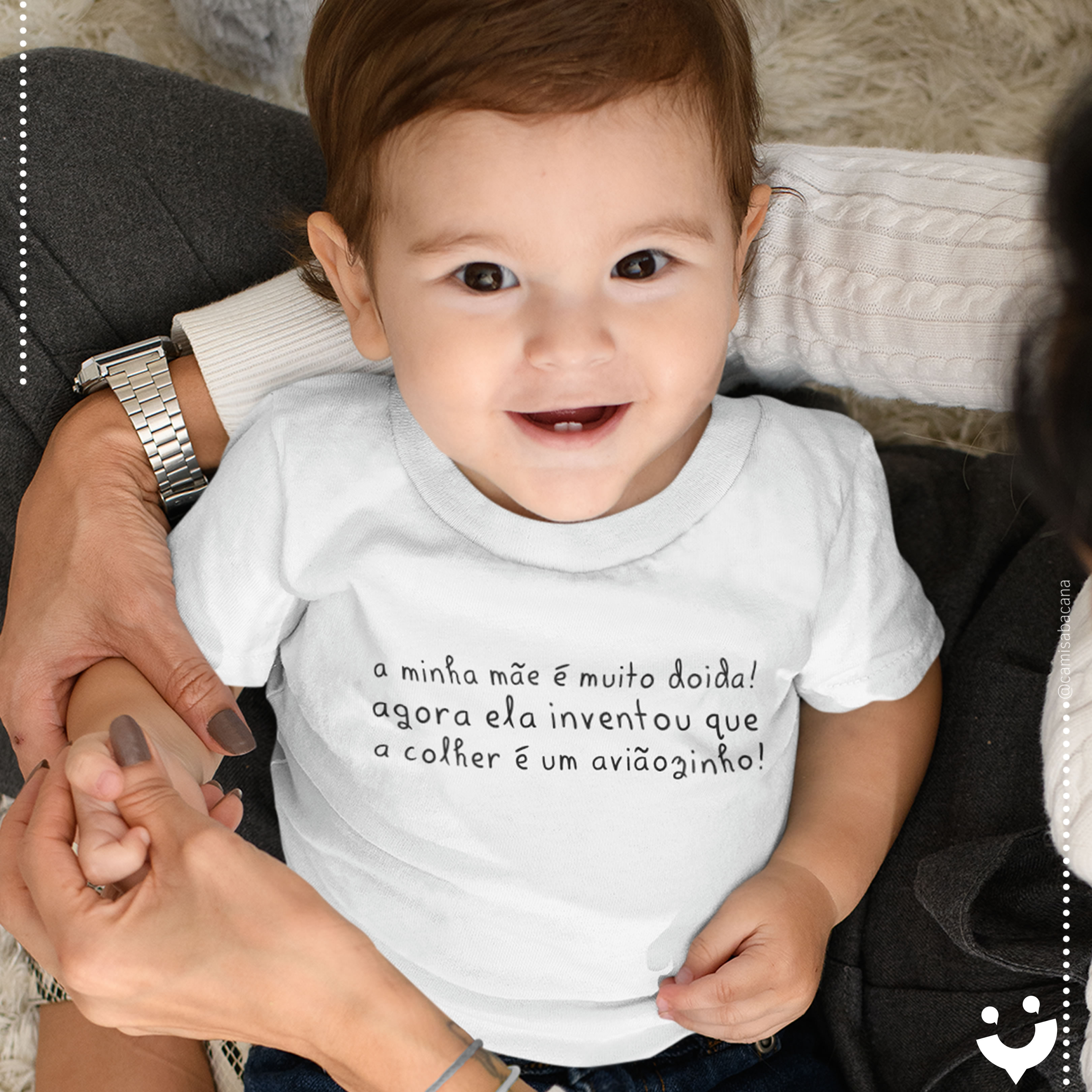 Nome do produto: {Baby Body} A minha mãe é muito doida! ♡