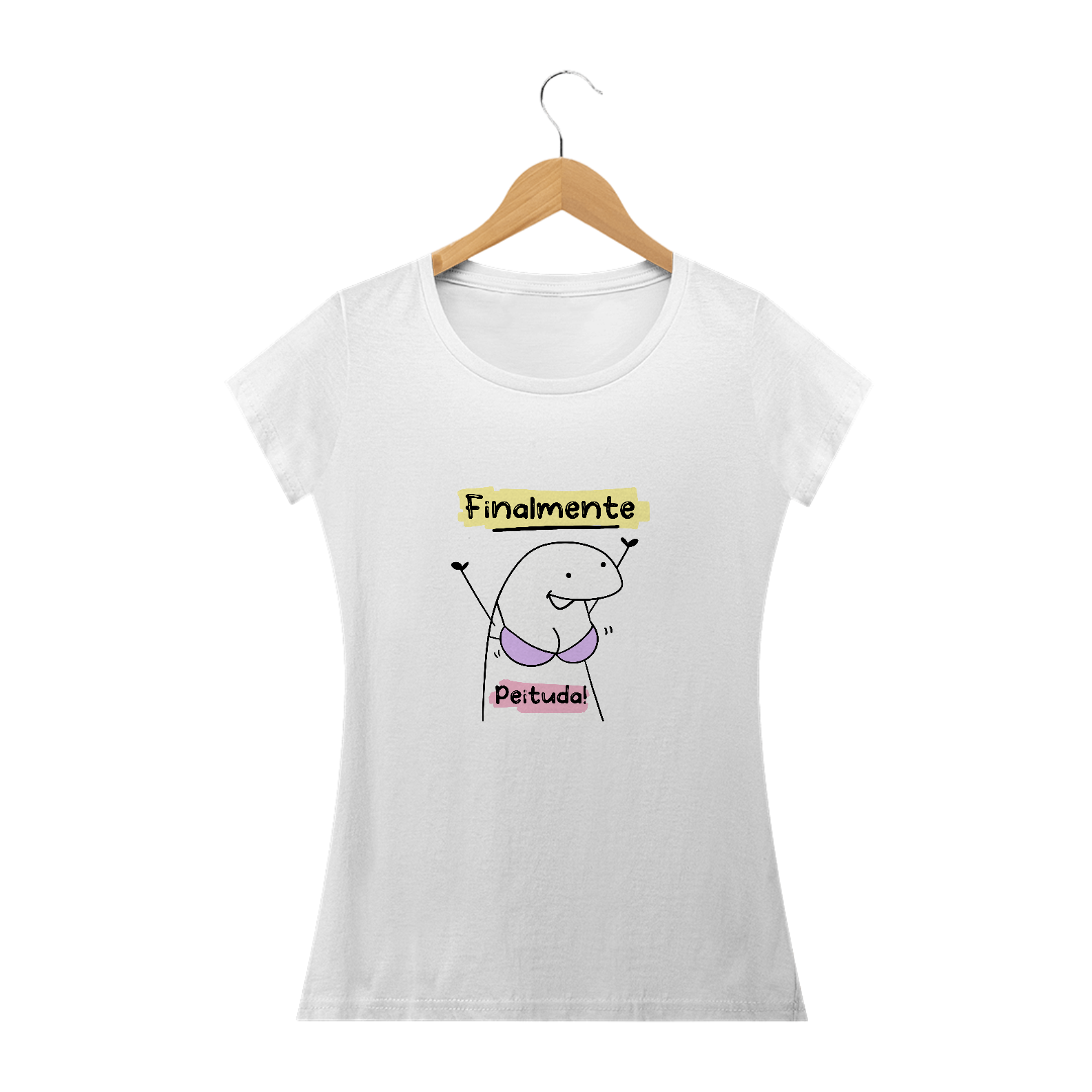 Nome do produto: {Coleção Flork Bacana} Camisa Bacana Finalmente peituda!