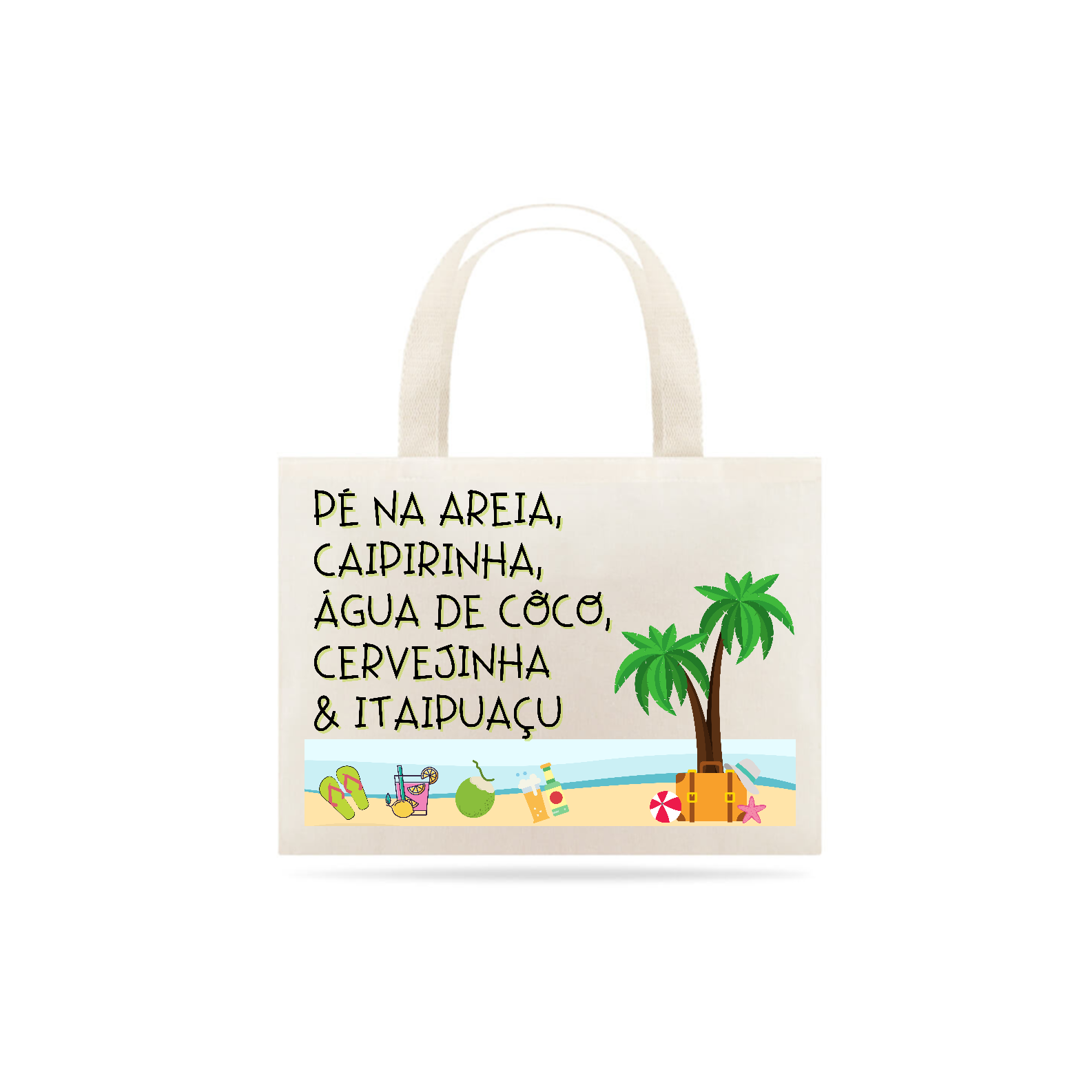 Nome do produto: {Bag Bacana} Pé na areia & Itaipuaçu