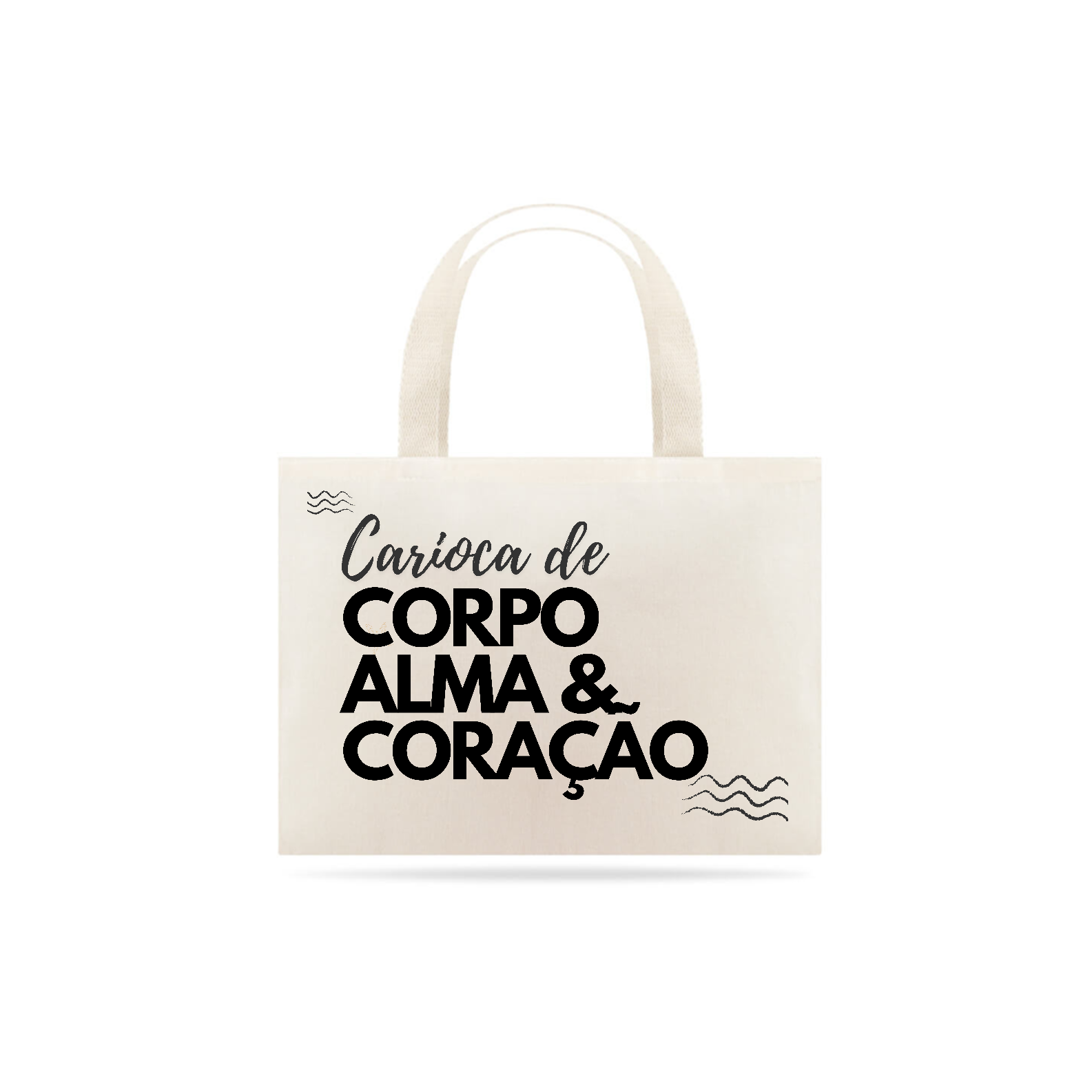 Nome do produto: {Bag Bacana} Carioca de corpo, alma e coração :D