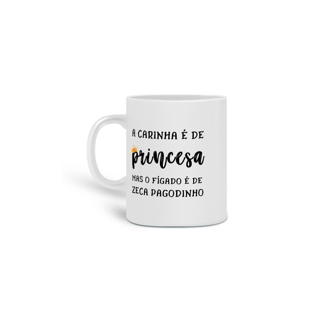 Nome do produto: {Caneca Bacana} Carinha de Princesa
