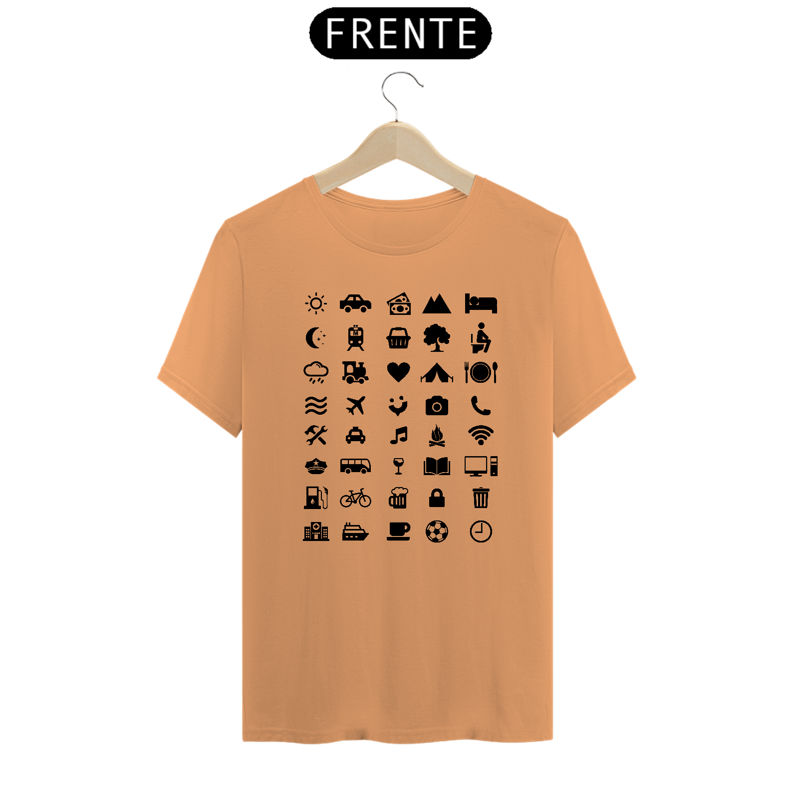 Nome do produto: {Camisa Estonada Bacana} Multifuncional pra viajar :)