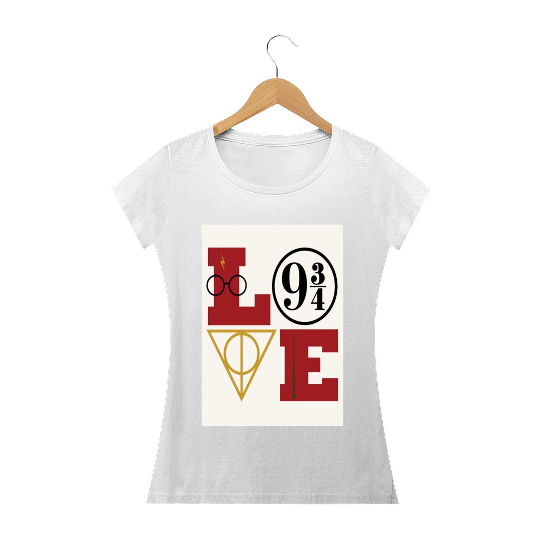 Nome do produto: camiseta feminina - Harry Potter - LOVE