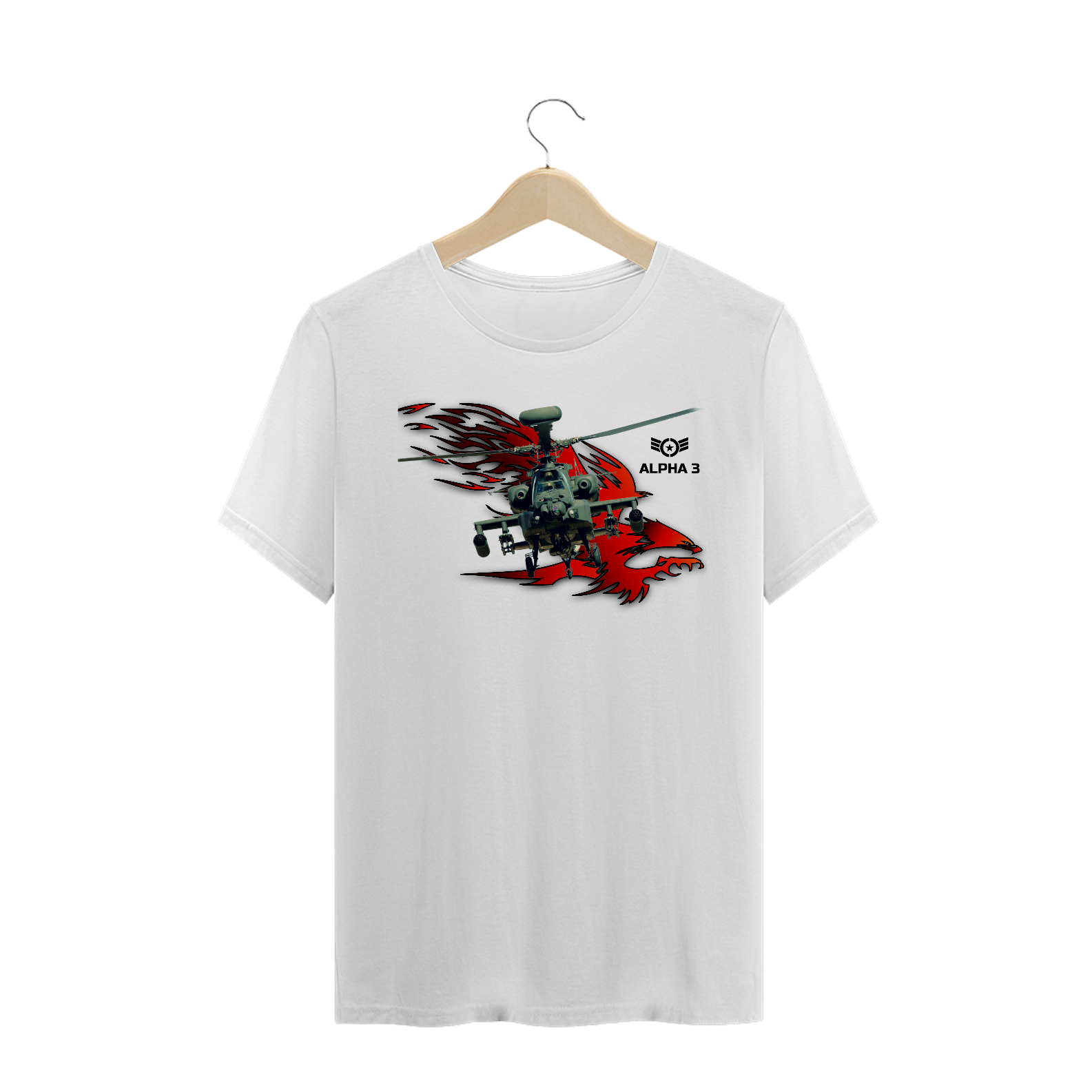 Nome do produto: Camisa - Helicóptero Apache