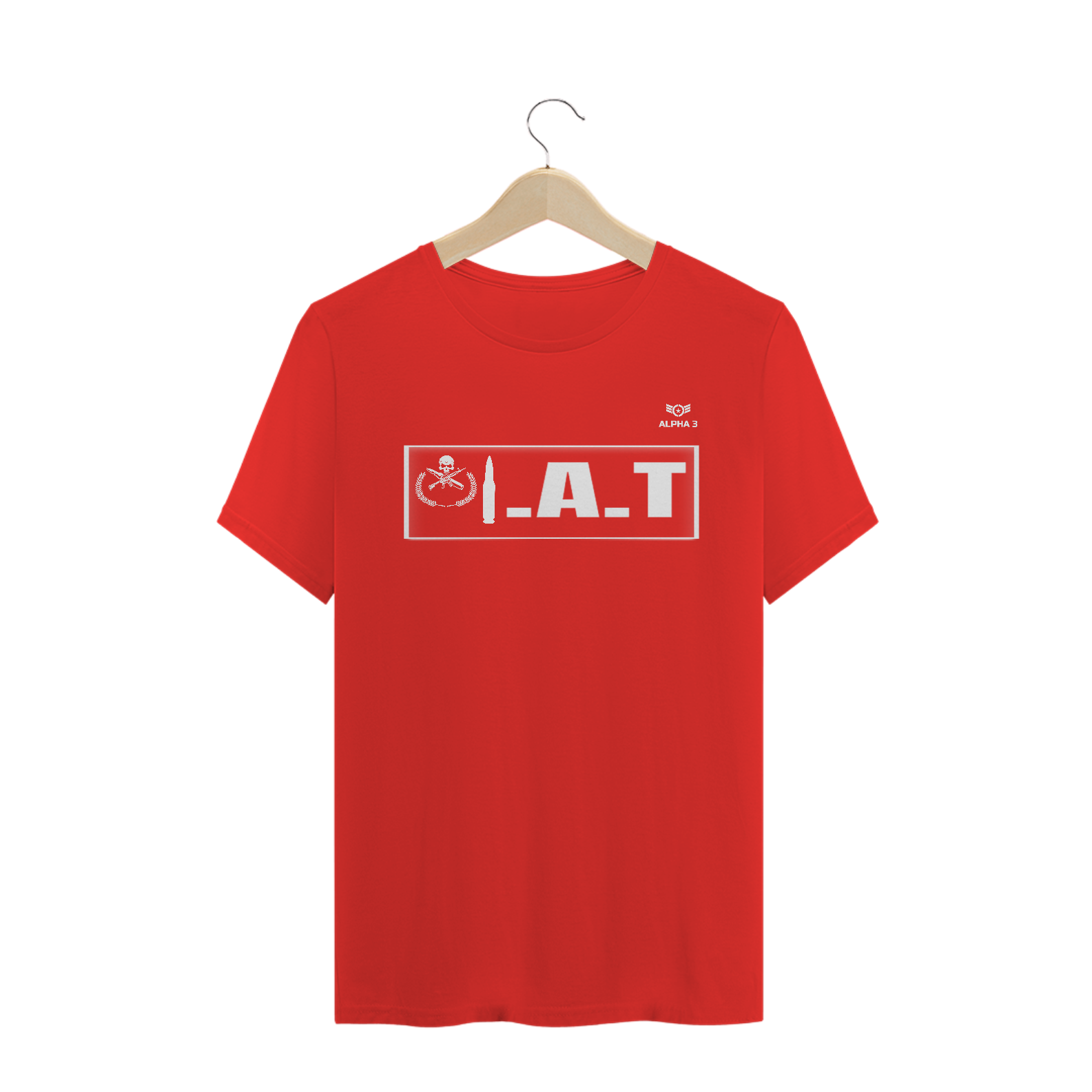 Nome do produto: Camiseta I.A.T Vermelha