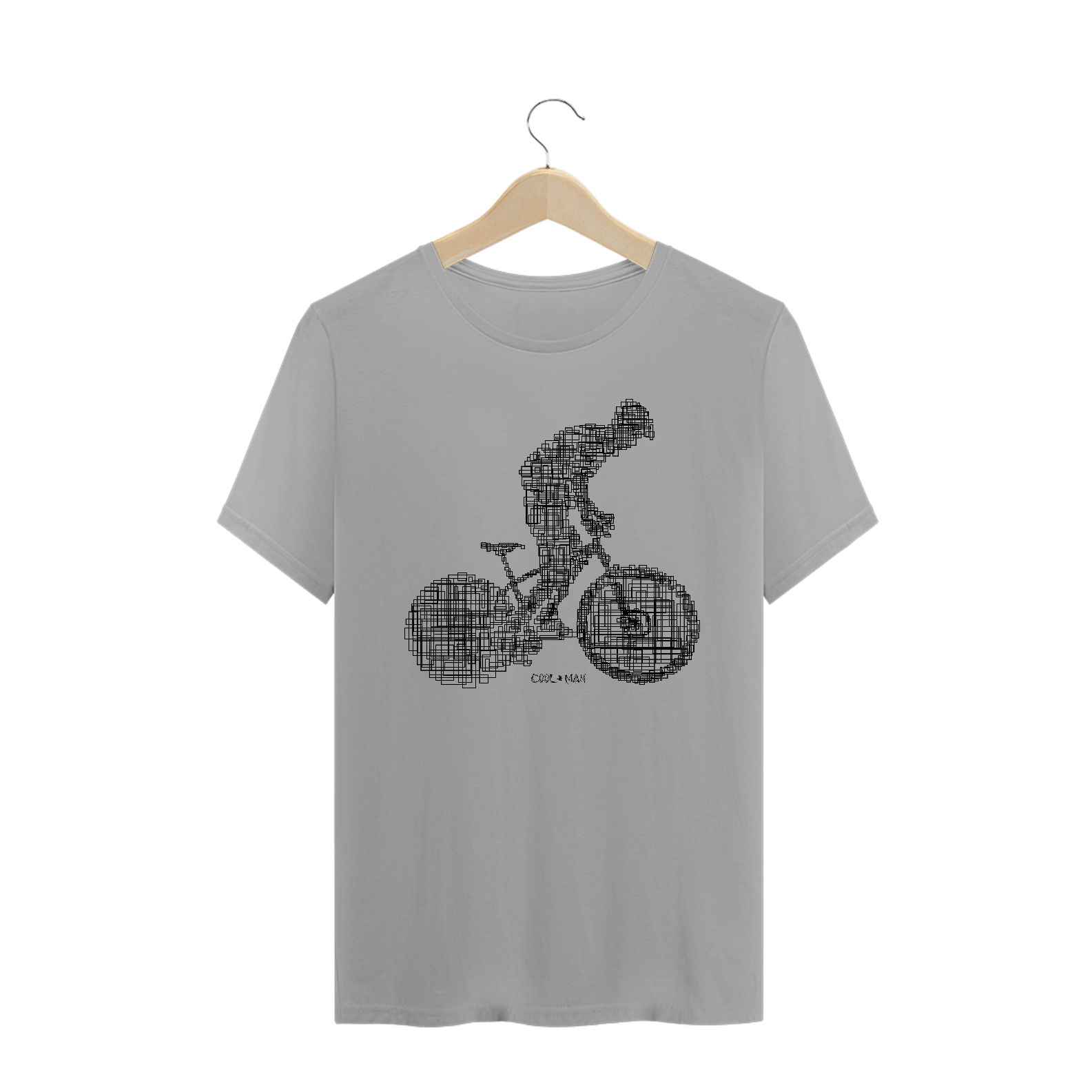 Nome do produto: Camiste MTB - Estampa Preta