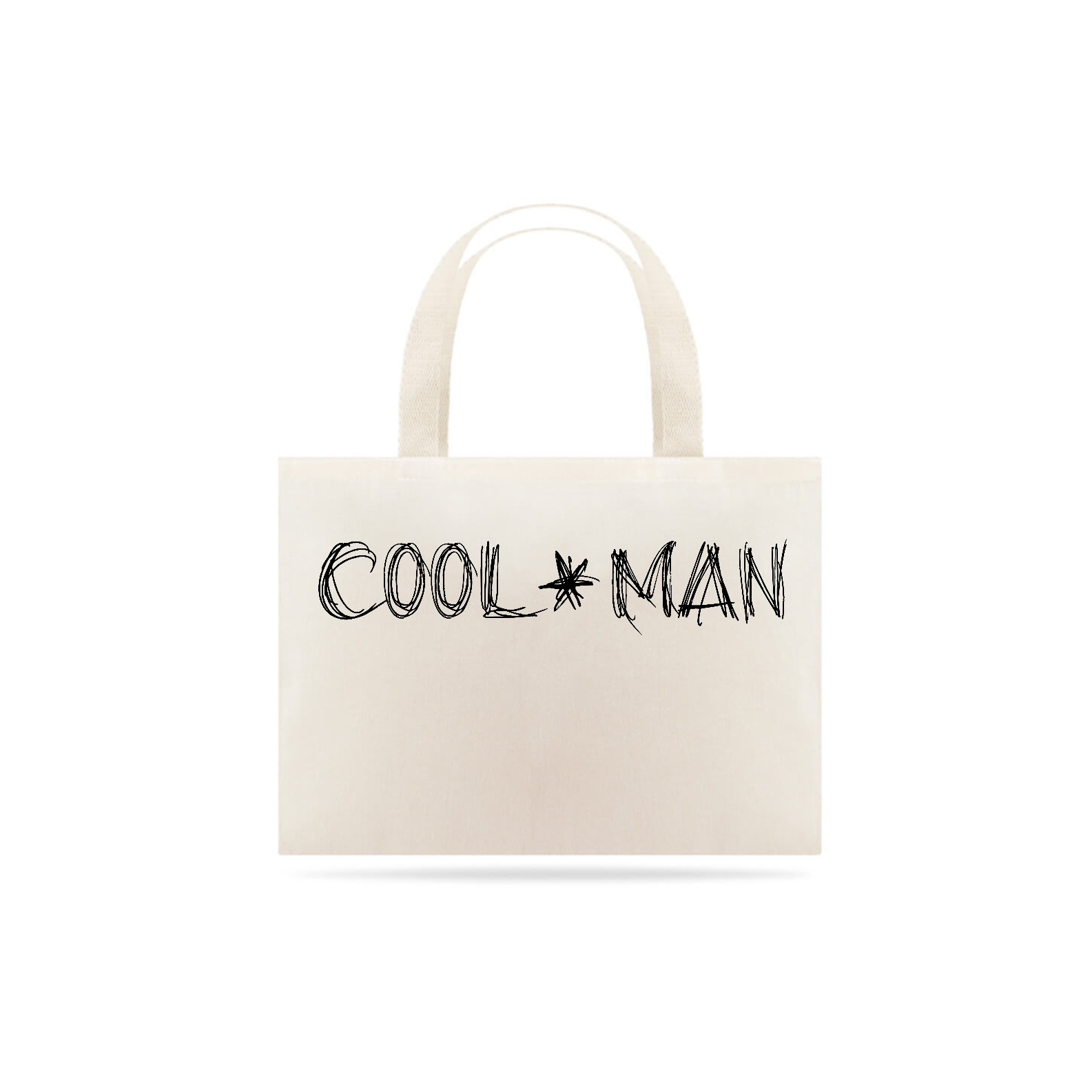 Nome do produto: Ecobag Coolman - Estampa Preta