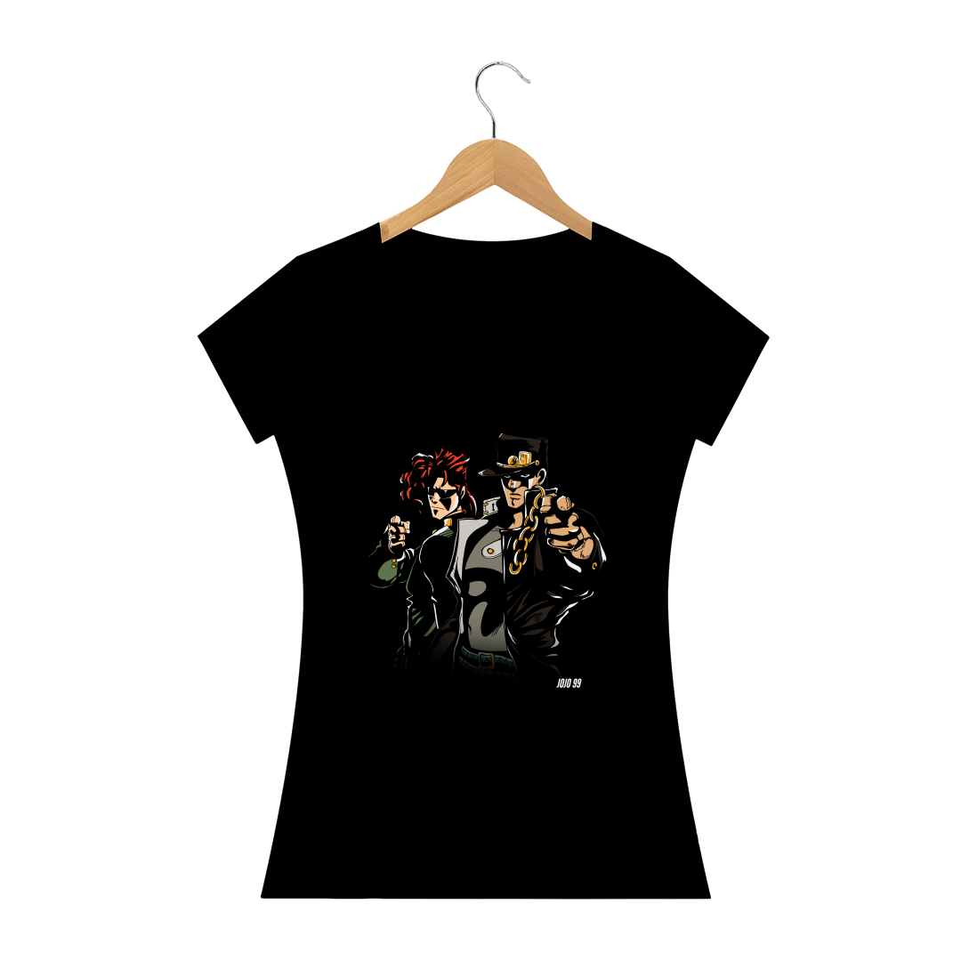 Nome do produto: Camiseta Jotaro Kujo e Kakyoin Noriaki - JoJo\'s Bizarre Adventure Part 3: Stardust Crusaders