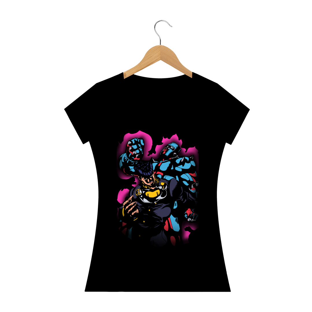 Nome do produto: Camiseta Feminina Josuke Higashikata - JoJo\'s Bizarre Adventure Part 4