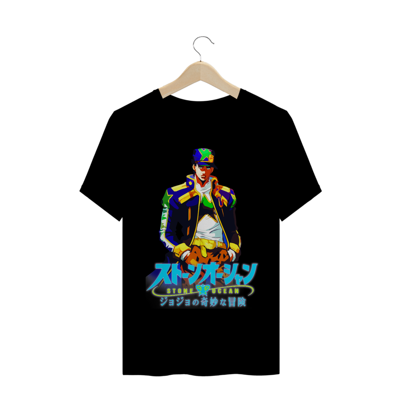 Nome do produto: Camiseta Jotaro Kujo Stone Ocean - Camiseta Jotaro Part 6