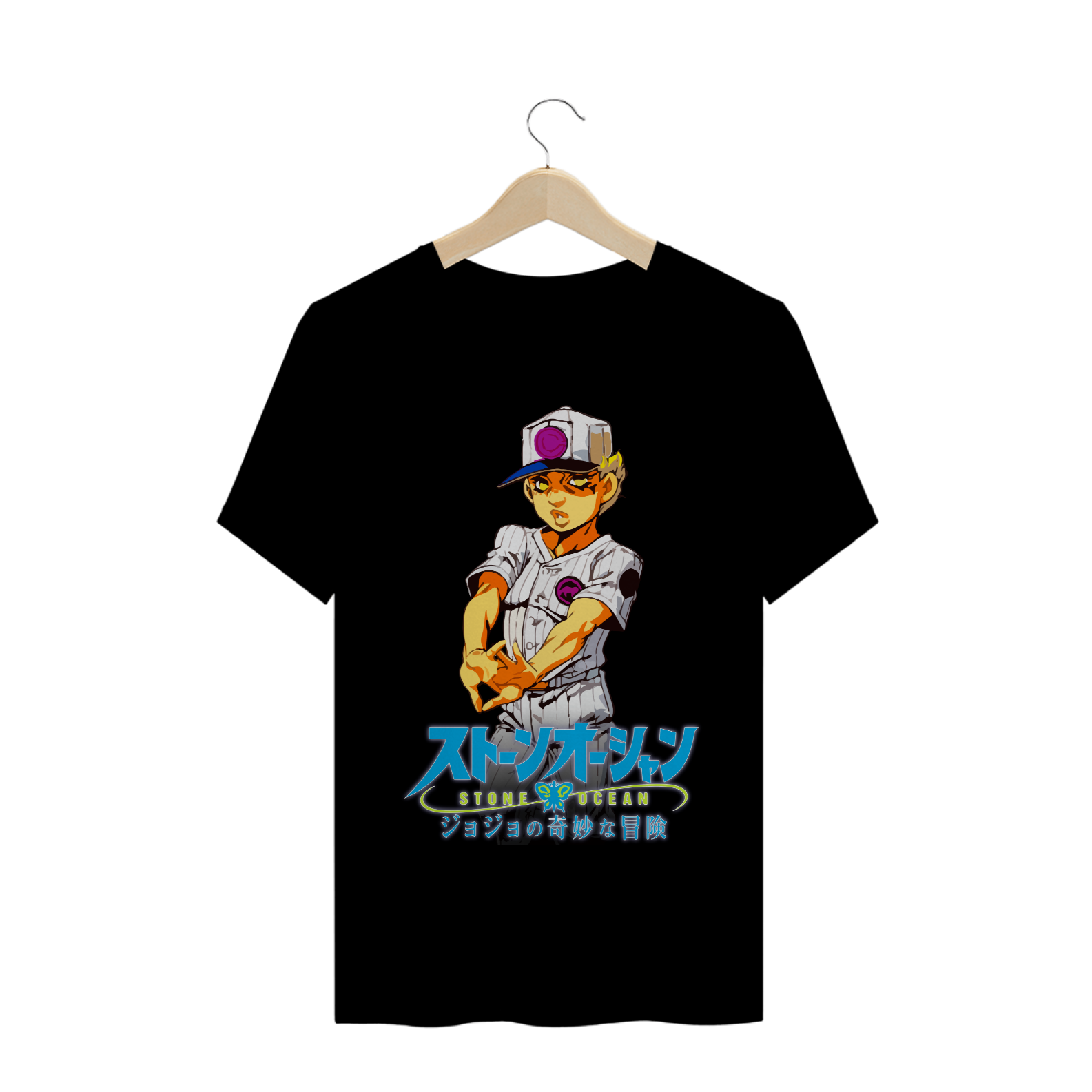 Nome do produto: Camiseta Empório Alniño - Camiseta JoJo Stone Ocean