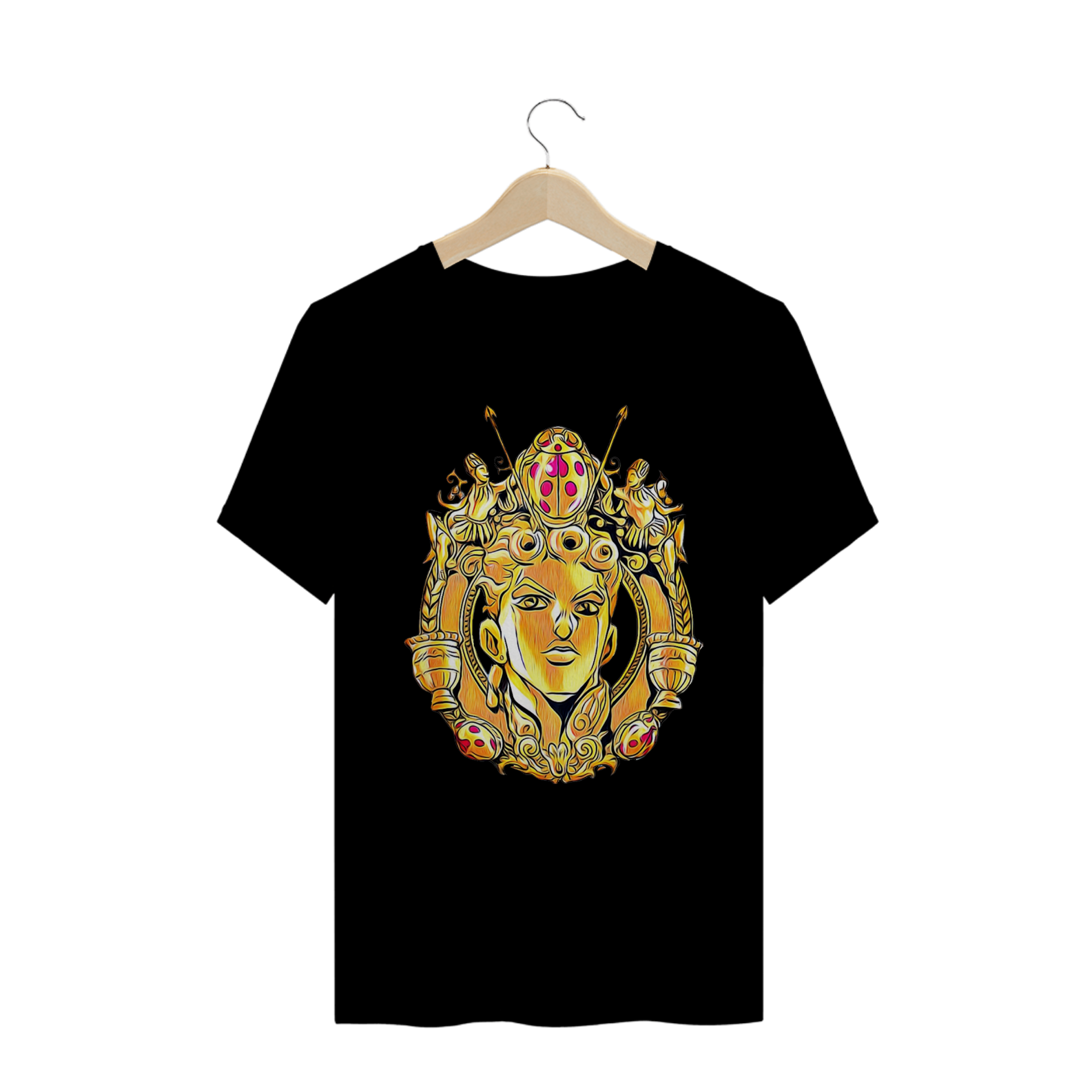 Nome do produto: Camiseta Giorno Giovanna - Camiseta JoJo\'s Bizarre adventure