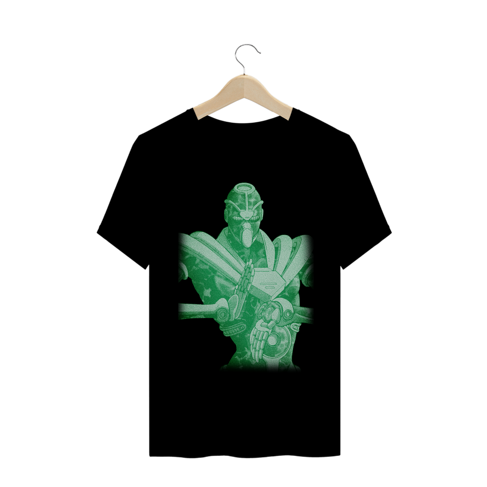 Nome do produto: Camiseta Hierophant Green - Camisa JoJo\'s Bizarre Adventure