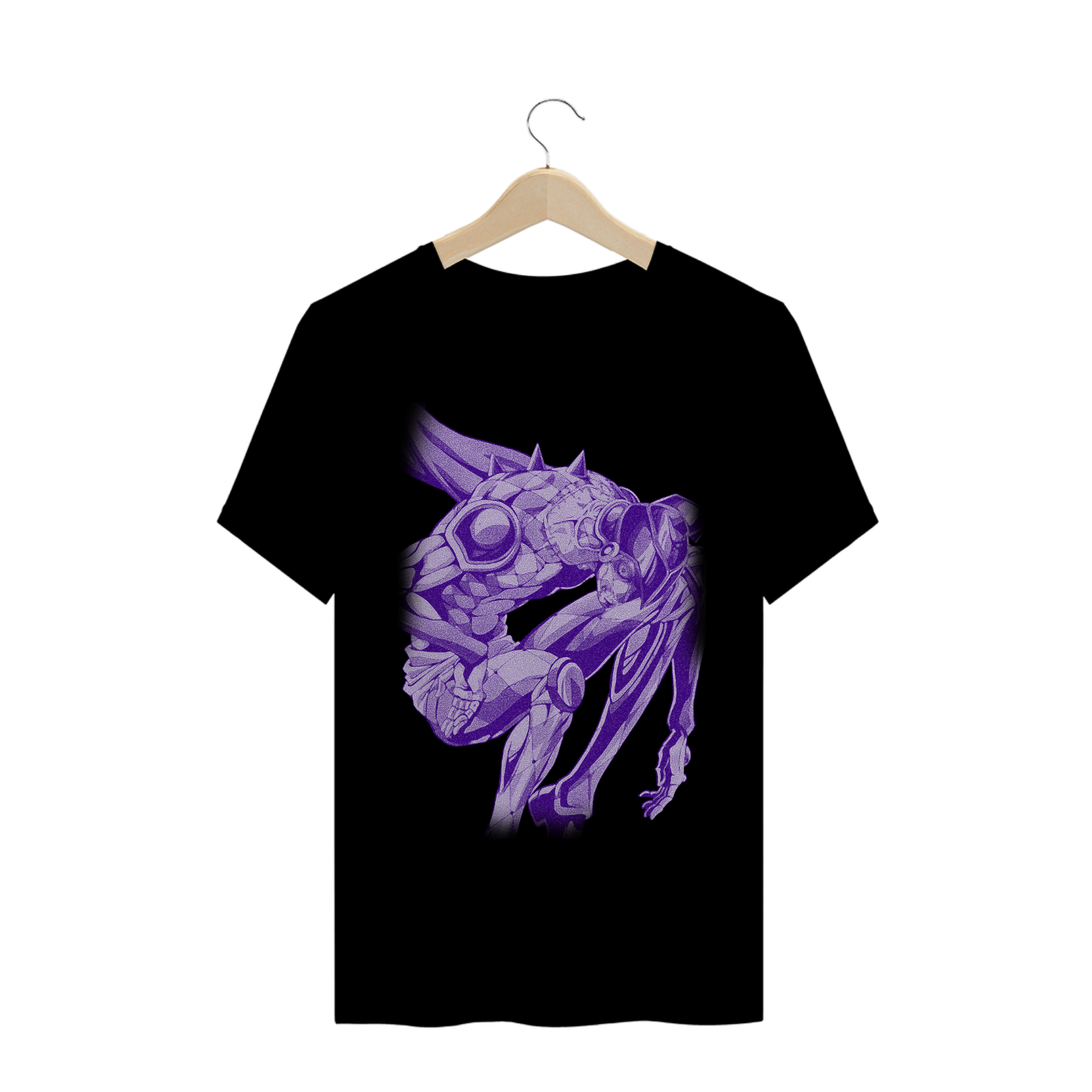 Nome do produto: Camiseta Purple Haze Fugo - Camisa JoJo\'s Bizarre Adventure