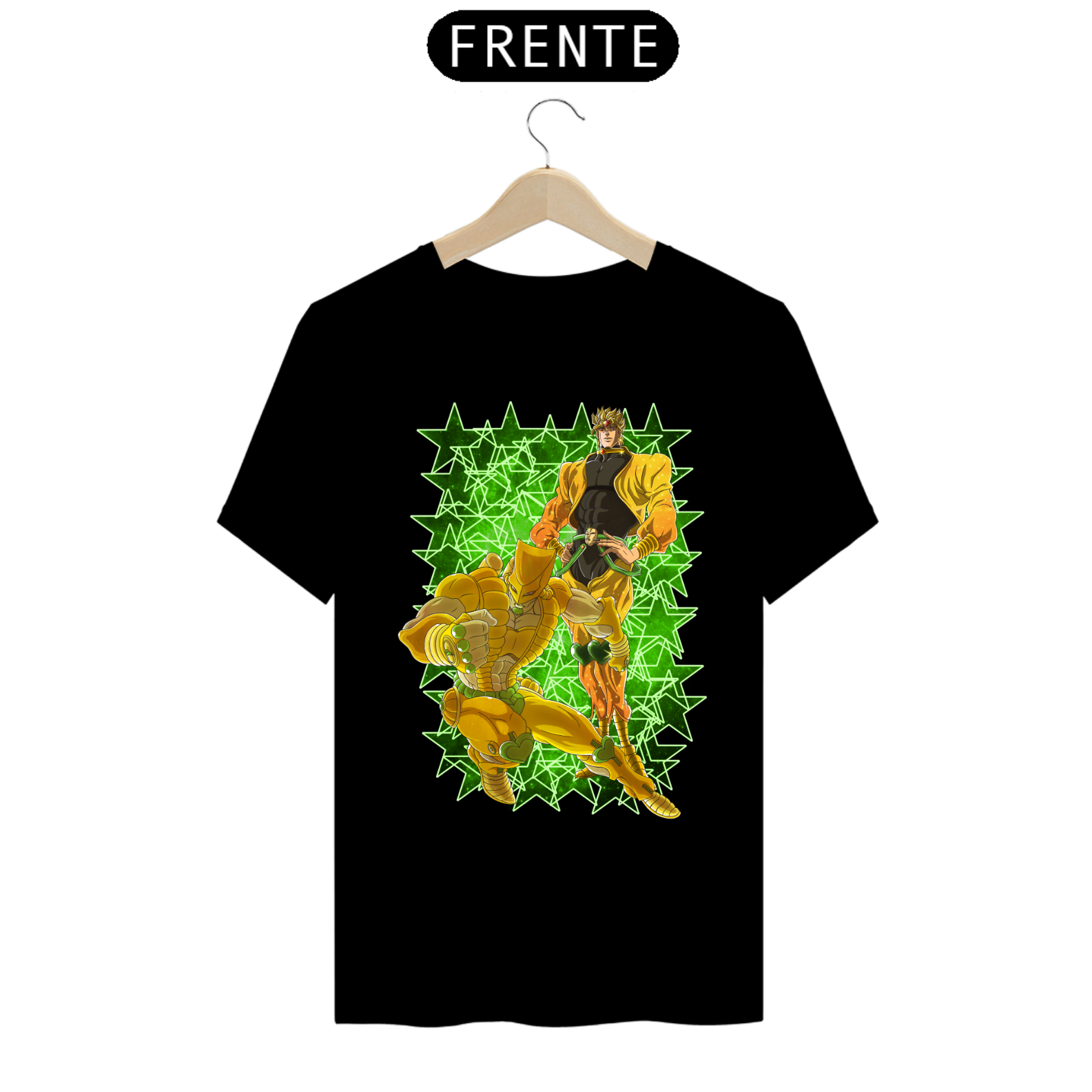 Nome do produto: Camiseta Dio Brando e The World - Camisa JoJo\'s Bizarre Adventure