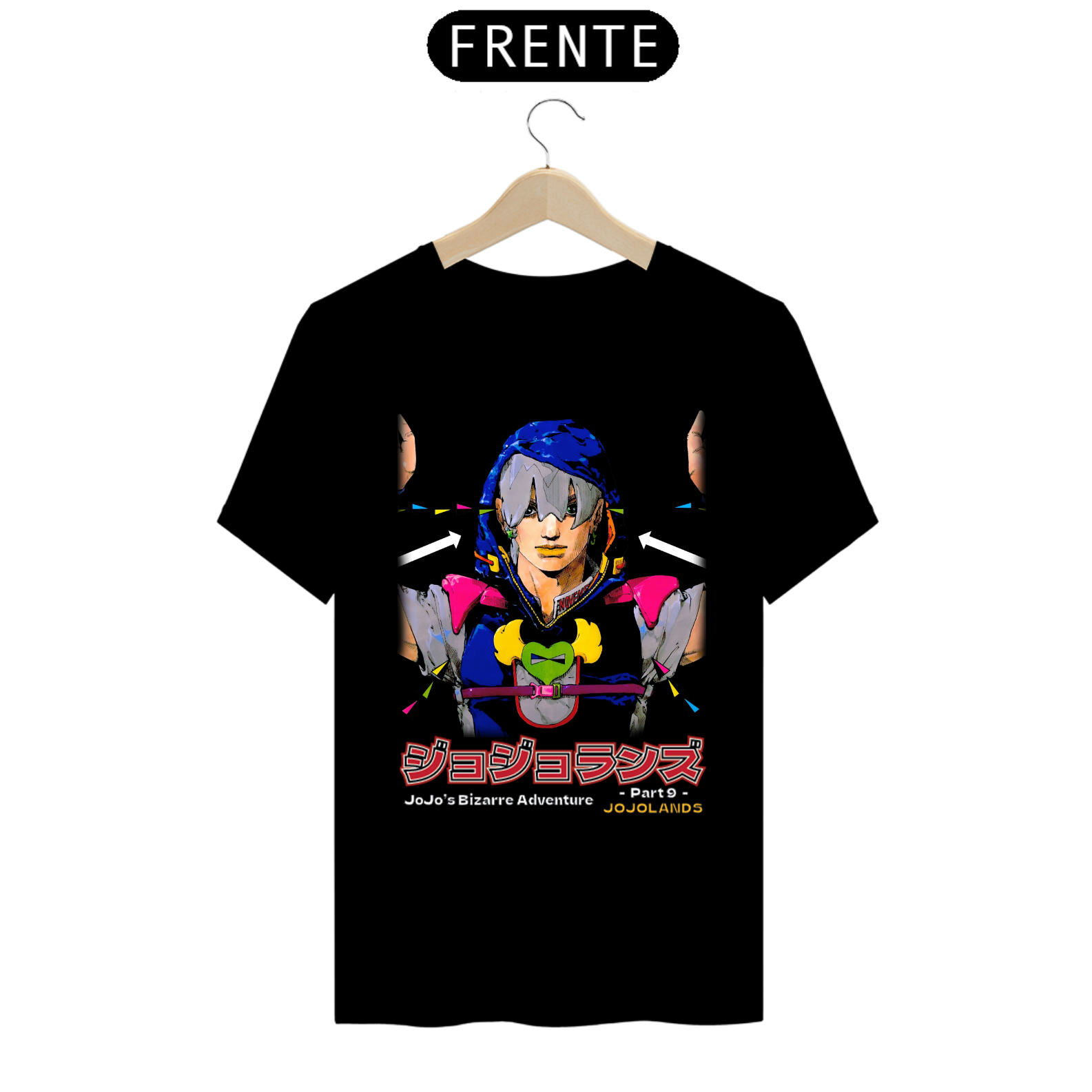 Nome do produto: CAMISETA JOJOLANDS - Camiseta JOJO PART 9