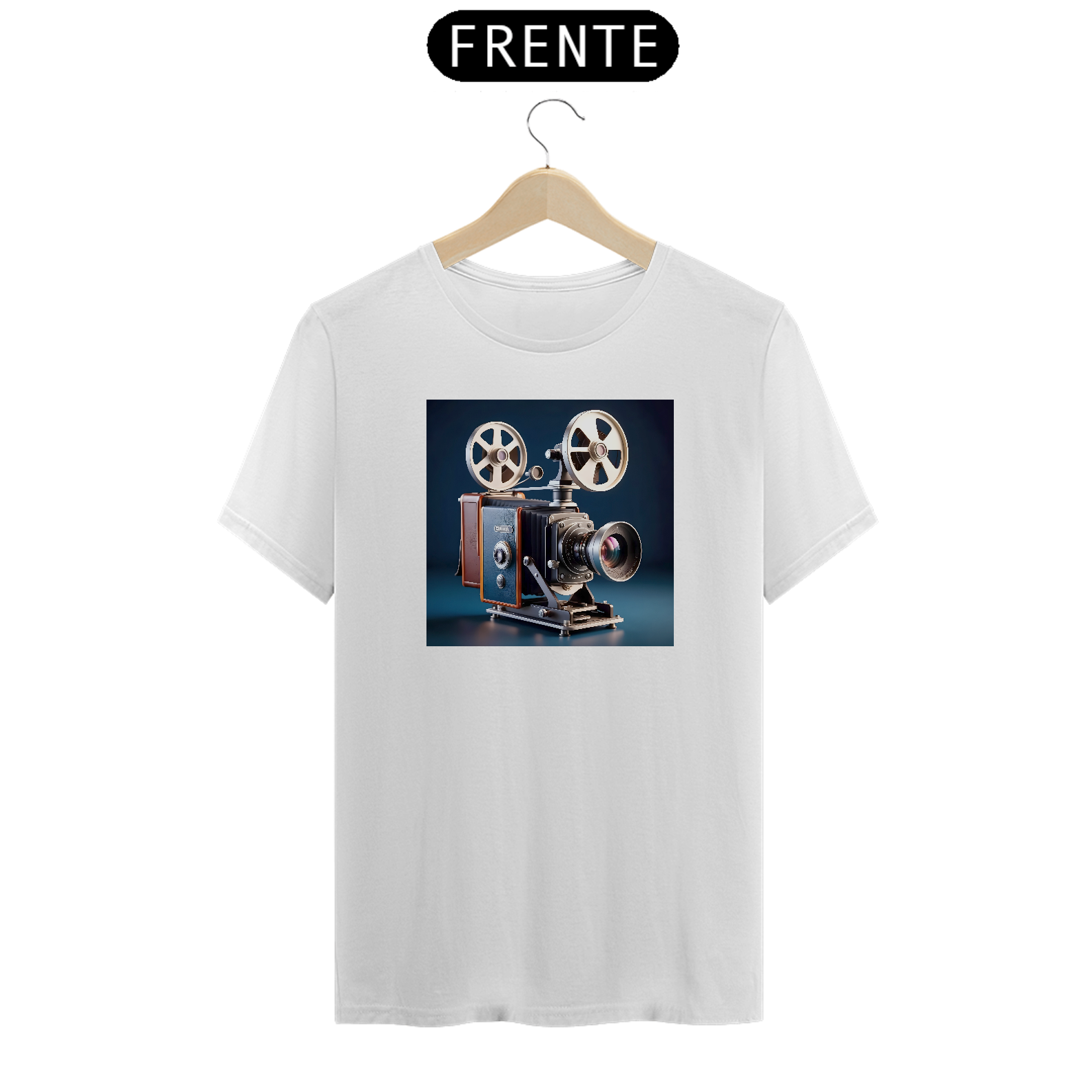 Nome do produto: Tshirt Prime - CÂMERA CINEMA - FOTOGRAFIAS