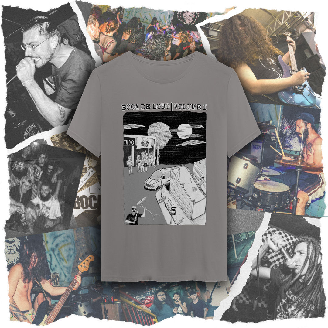 Nome do produto: CAMISETA - B.D.L. - VOLUME I (Arte: Podre Flores)