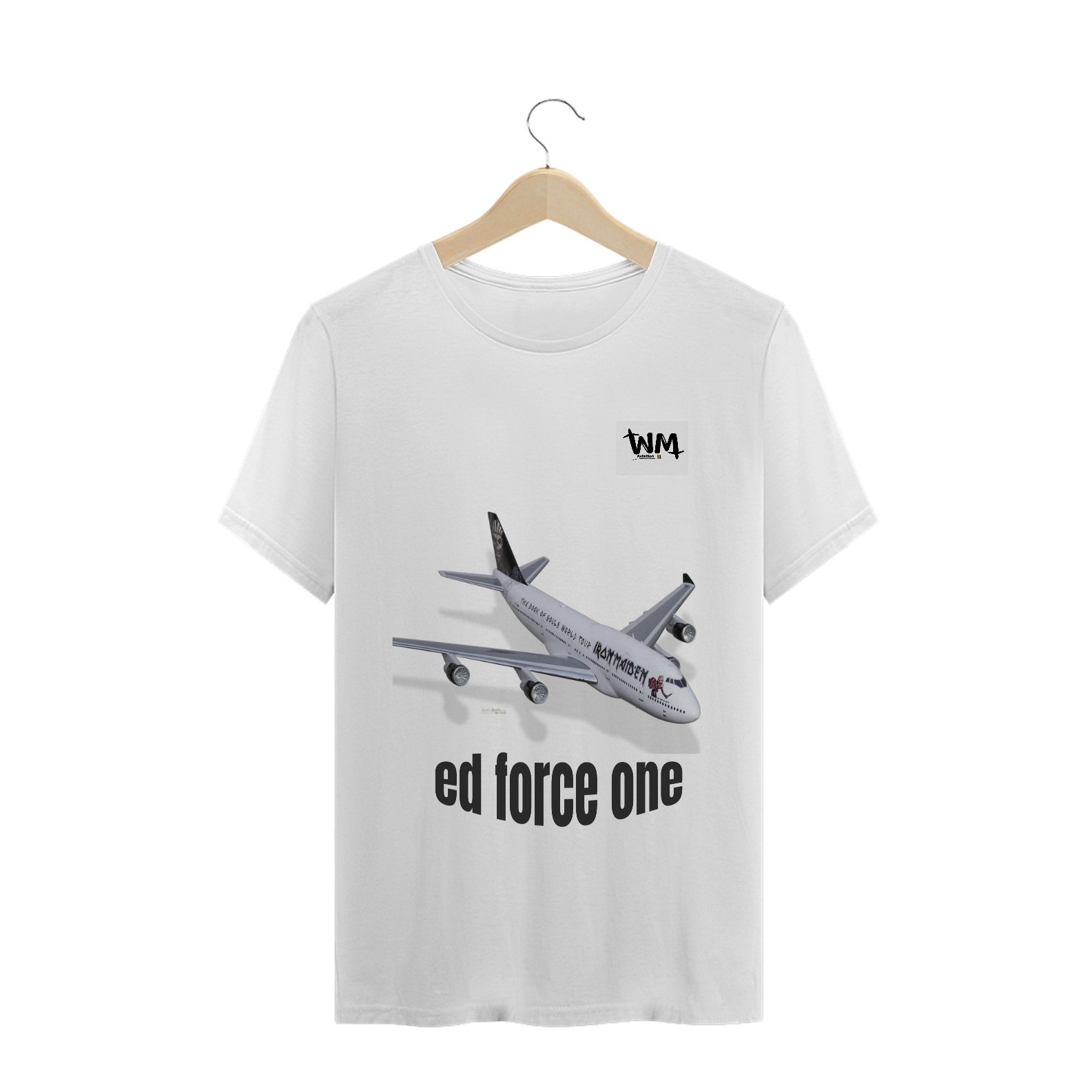 Nome do produto: CAMISA BOEING 747 IRON MAIDEN