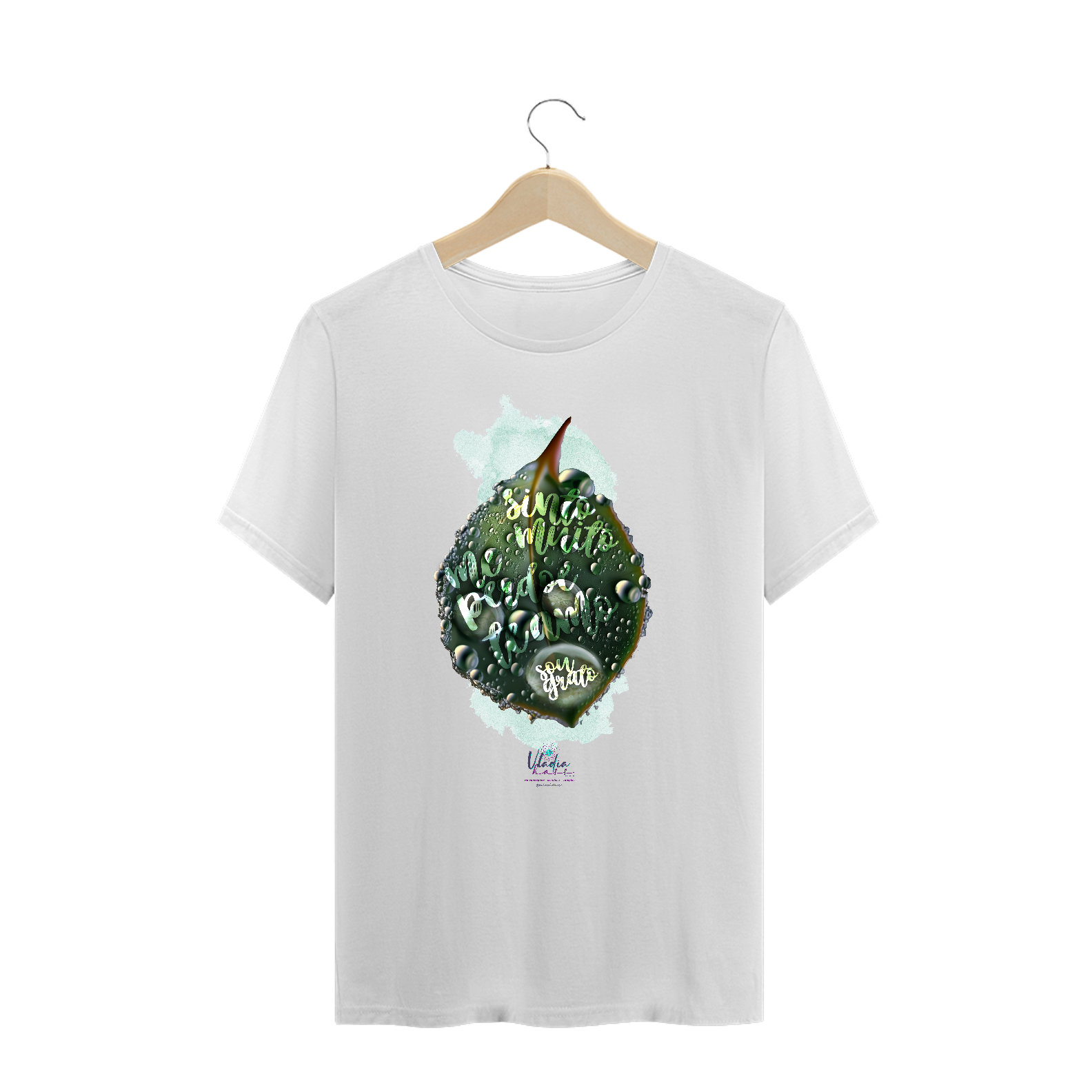 Nome do produto: Cam. PLUS SIZE unissex Orvalho - Ho\'oponopono - Vladia Hass